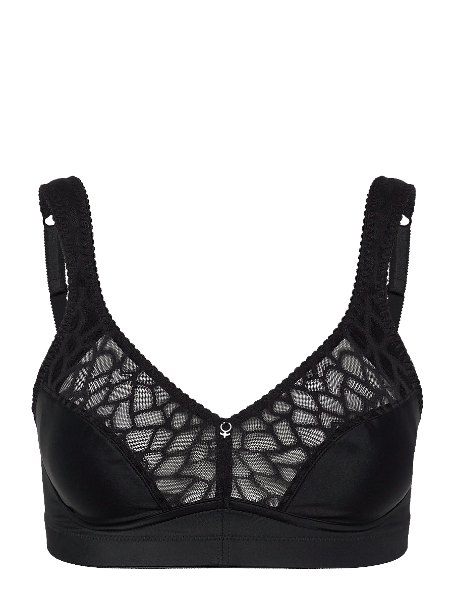Swegmark - LOVELY LILLY SOFT BRA - bügellose bhs - black - 1