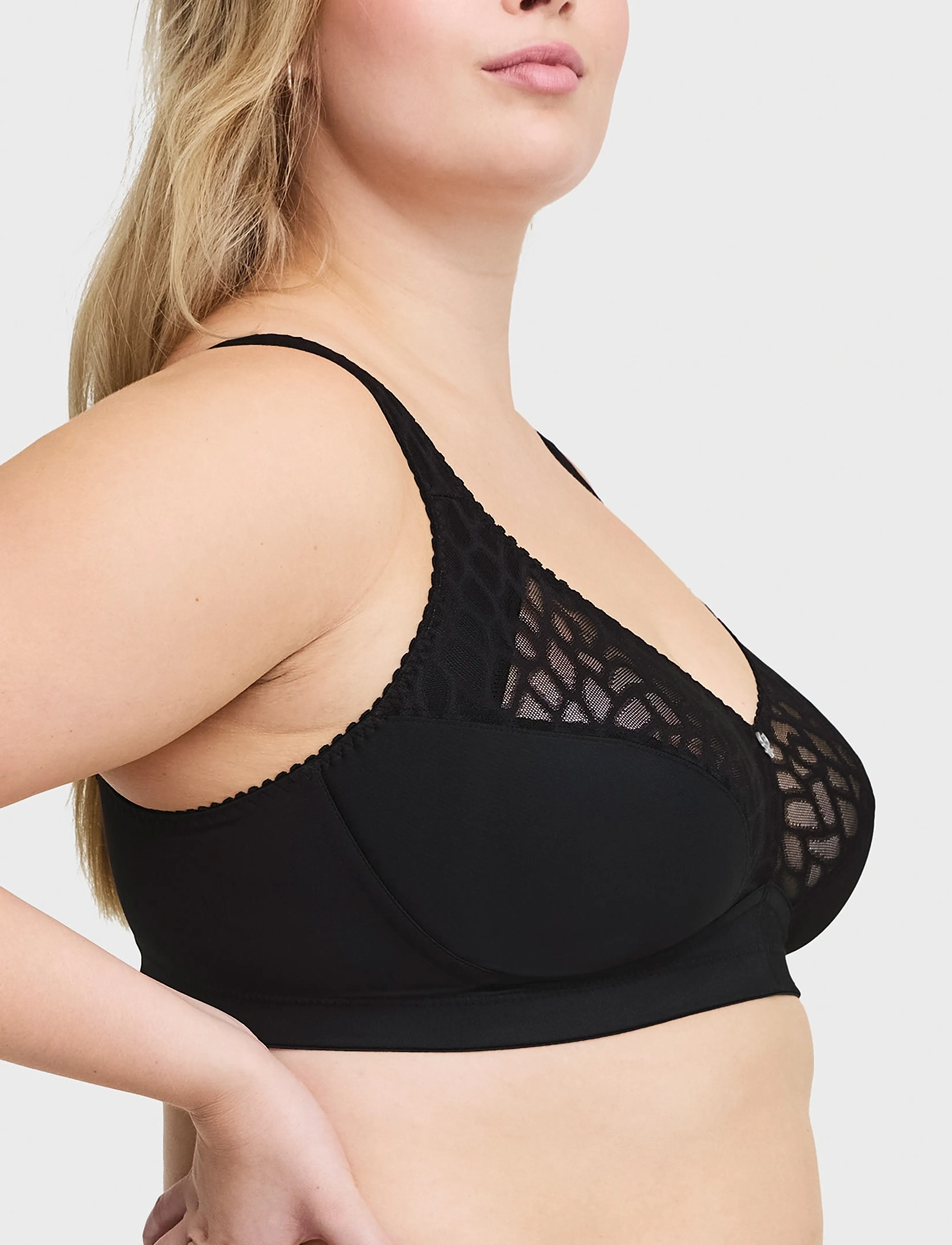 Swegmark - LOVELY LILLY SOFT BRA - bügellose bhs - black - 5
