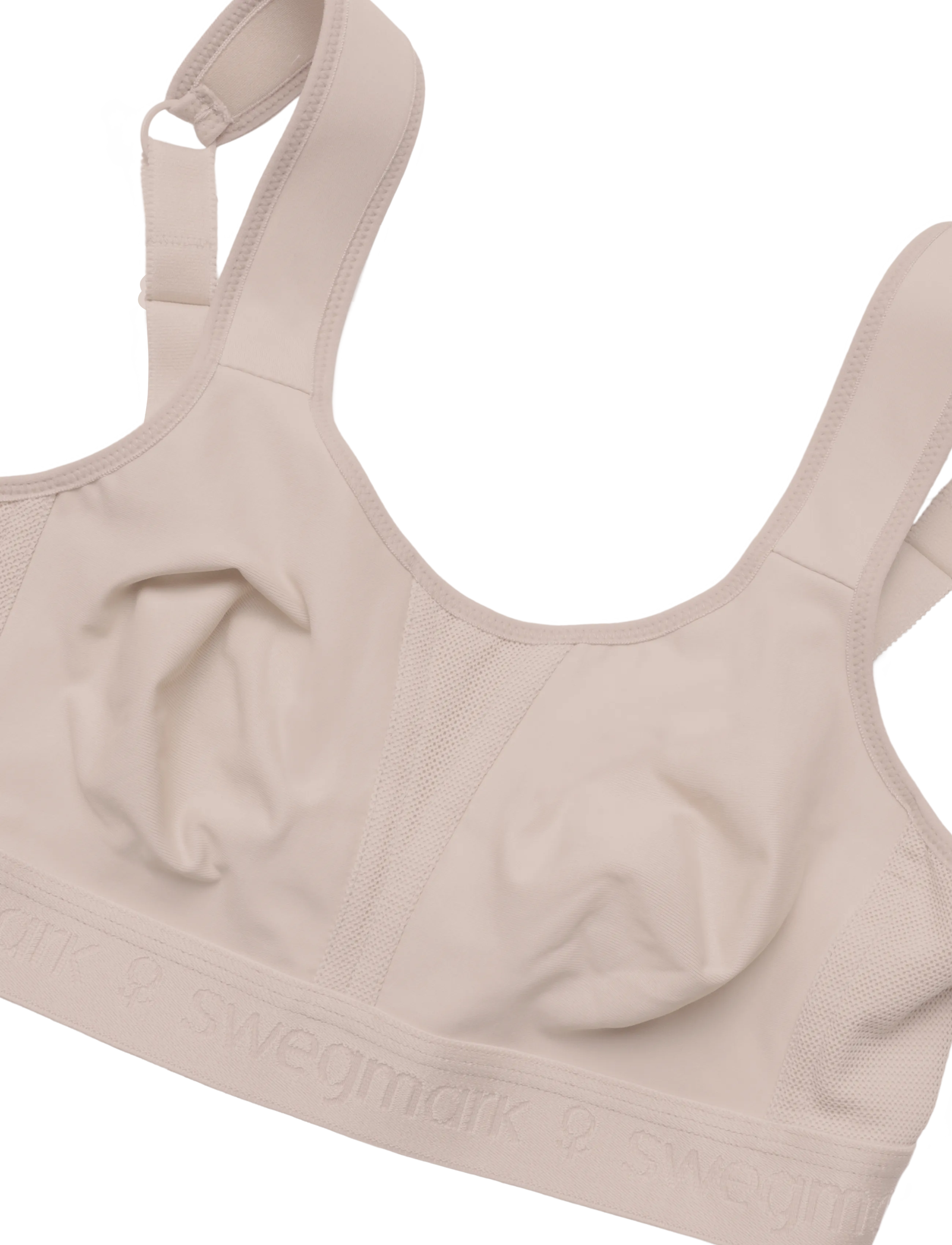 Swegmark - KIMBERLY ICONIC SPORT BRA MOULDED CUPS - sport-bhs - beige - 2