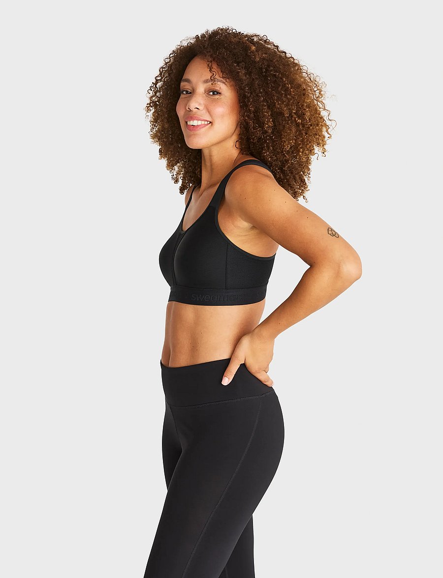 Swegmark - KIMBERLY ICONIC SPORT BRA MOULDED CUPS - sports-bh'er - black - 4