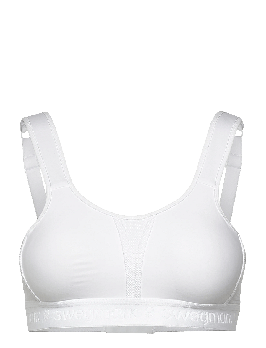 Swegmark - KIMBERLY ICONIC SPORT BRA MOULDED CUPS - sport-bhs - white - 1