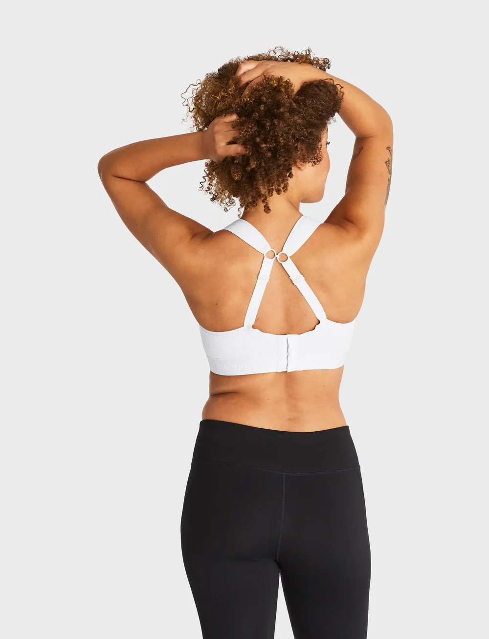 Swegmark - KIMBERLY ICONIC SPORT BRA MOULDED CUPS - sport-bhs - white - 4