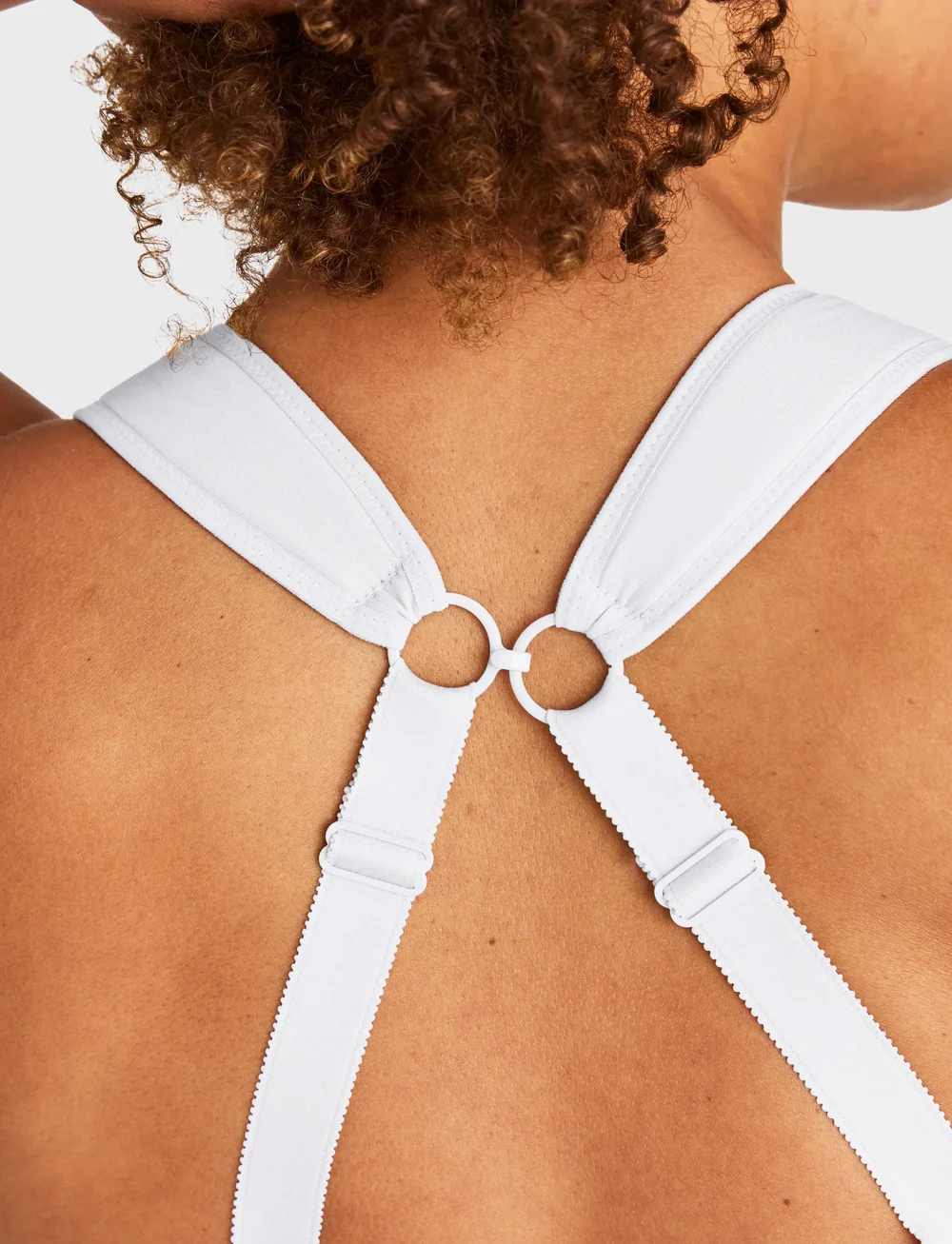 Swegmark - KIMBERLY ICONIC SPORT BRA MOULDED CUPS - sport-bhs - white - 5