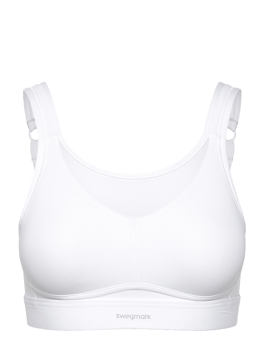 Swegmark - VICTORIOUS STRENGTH SPORTS BRA SPACER MOULDED CUPS - soutiens-gorge de sport - white - 1