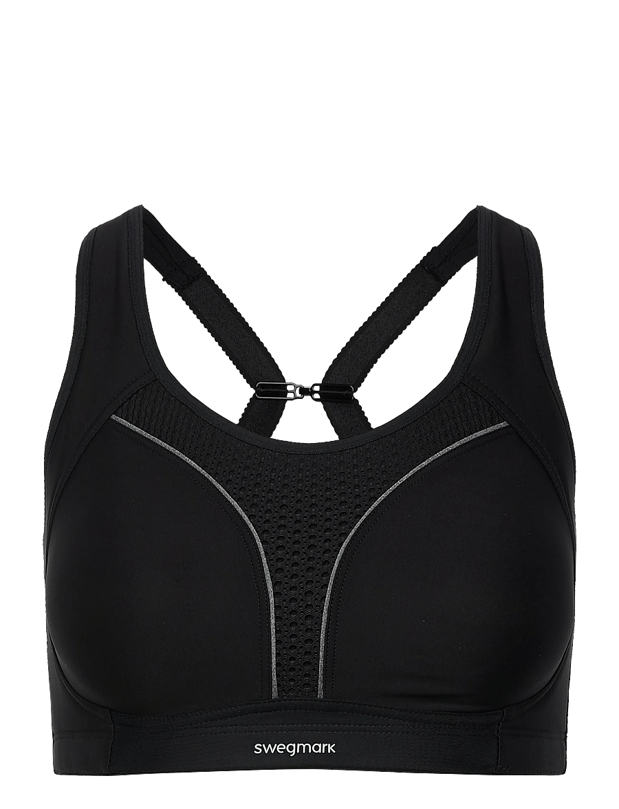 Swegmark - DYNAMIC INTENSE SPORT BRA MOULDED CUPS - soutiens-gorge de sport - black - 1