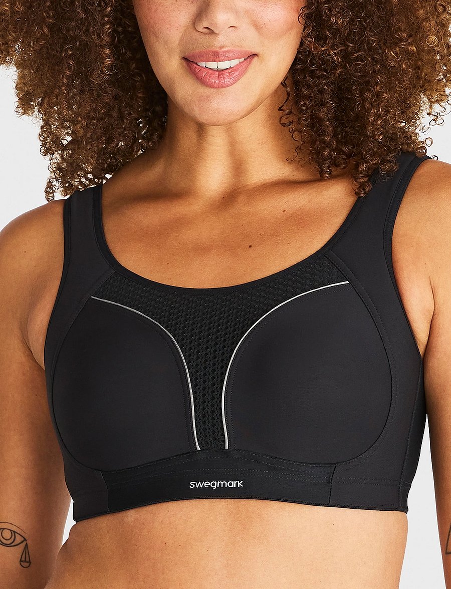 Swegmark - DYNAMIC INTENSE SPORT BRA MOULDED CUPS - soutiens-gorge de sport - black - 0