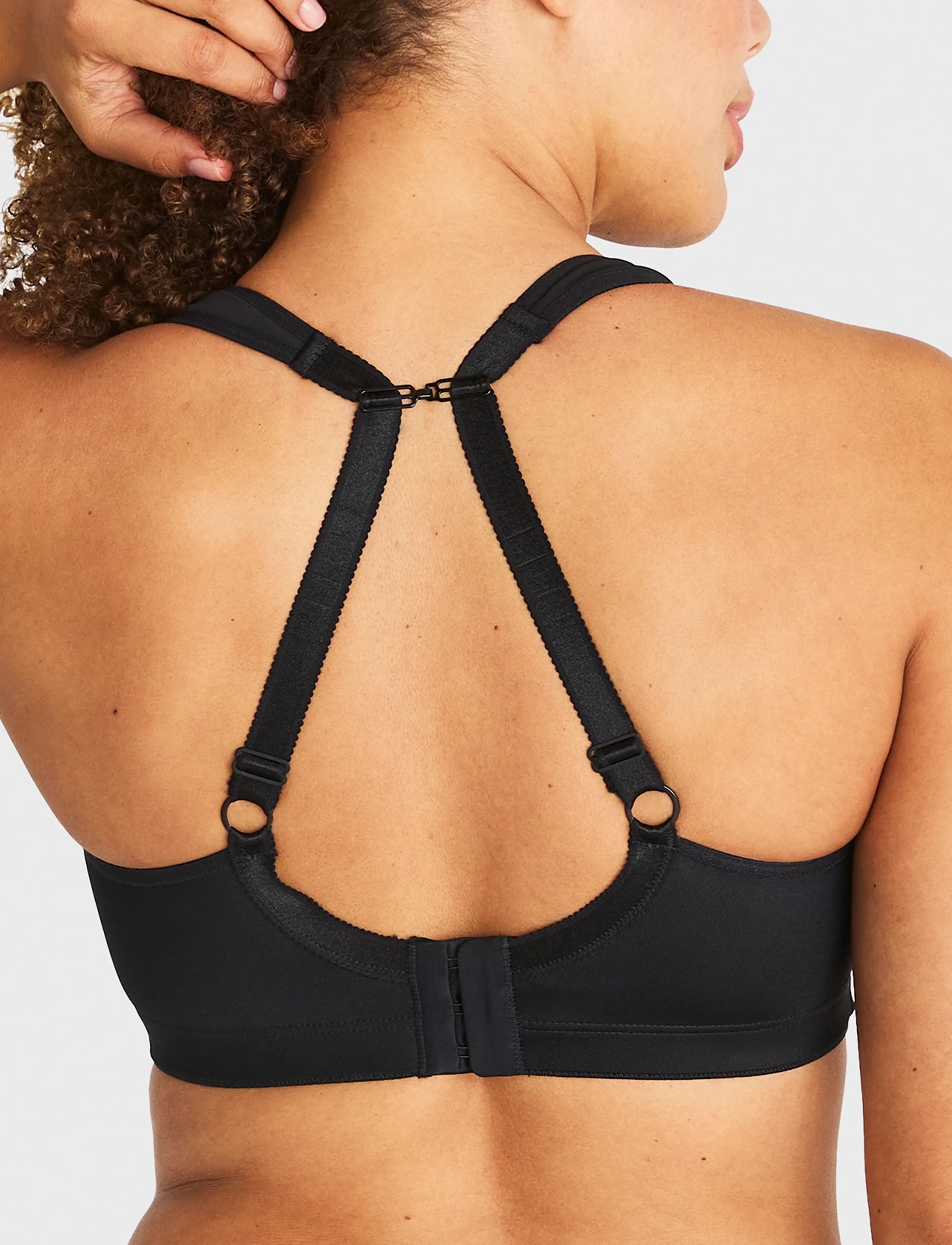 Swegmark - DYNAMIC INTENSE SPORT BRA MOULDED CUPS - sport bh:ar - black - 3