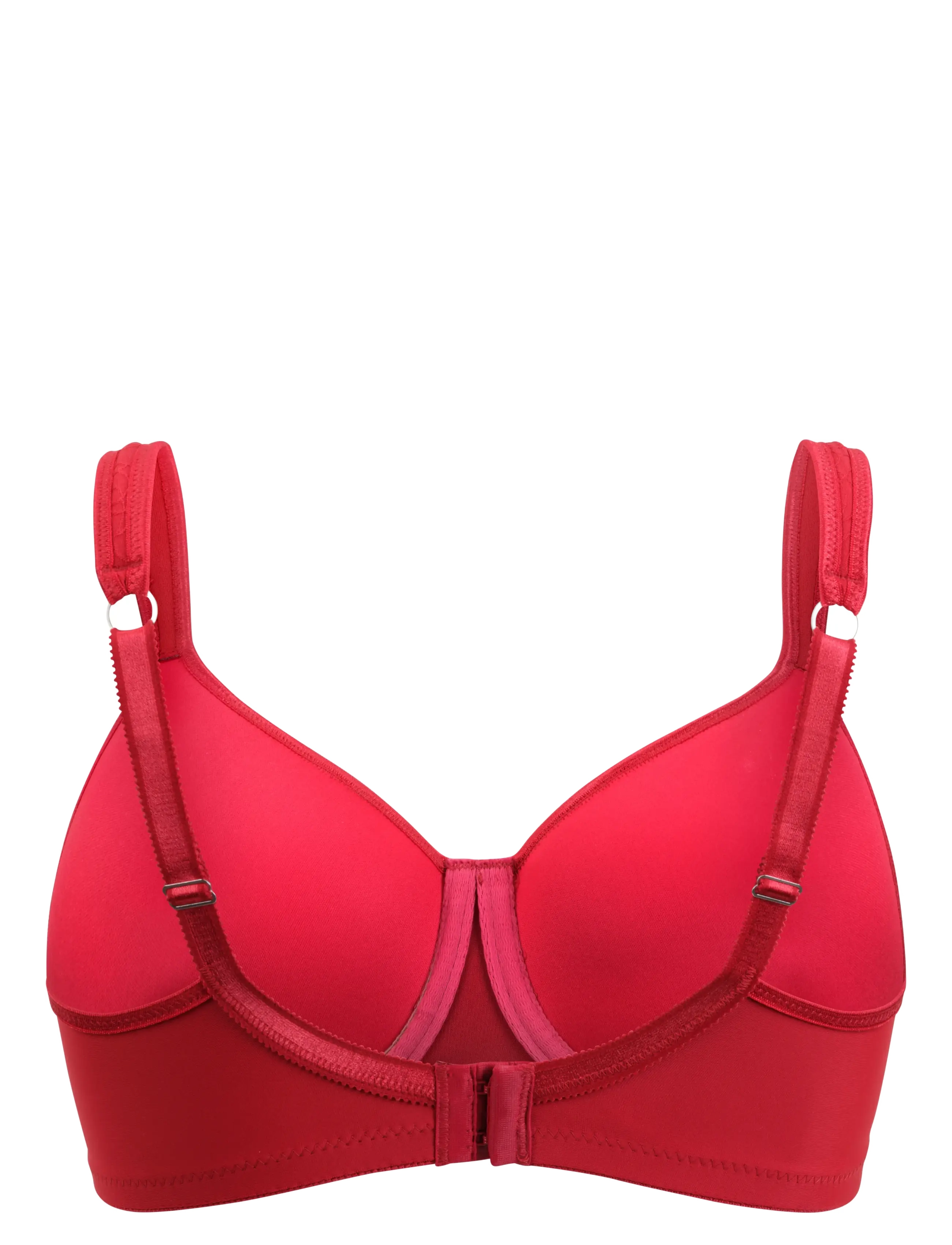 Swegmark - AGNES SHAPE WIRE BRA PADDED CUPS - push-up rinnahoidjad - dark red - 2