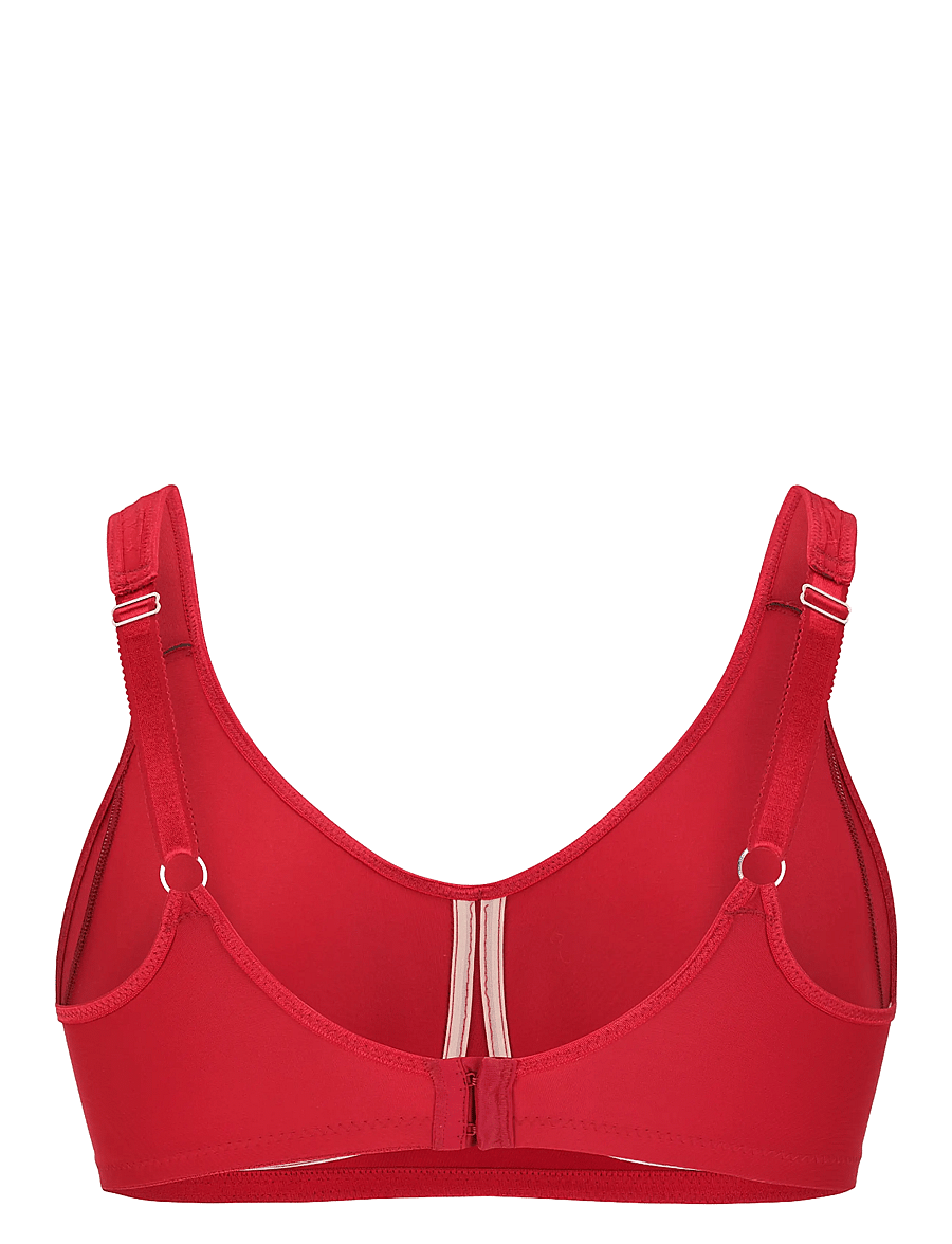 Swegmark - LOVELY AGNES SOFT BRA WITH PROSTHETIC FUNCTION MOU - tugikaarteta rinnahoidjad - dark red - 2
