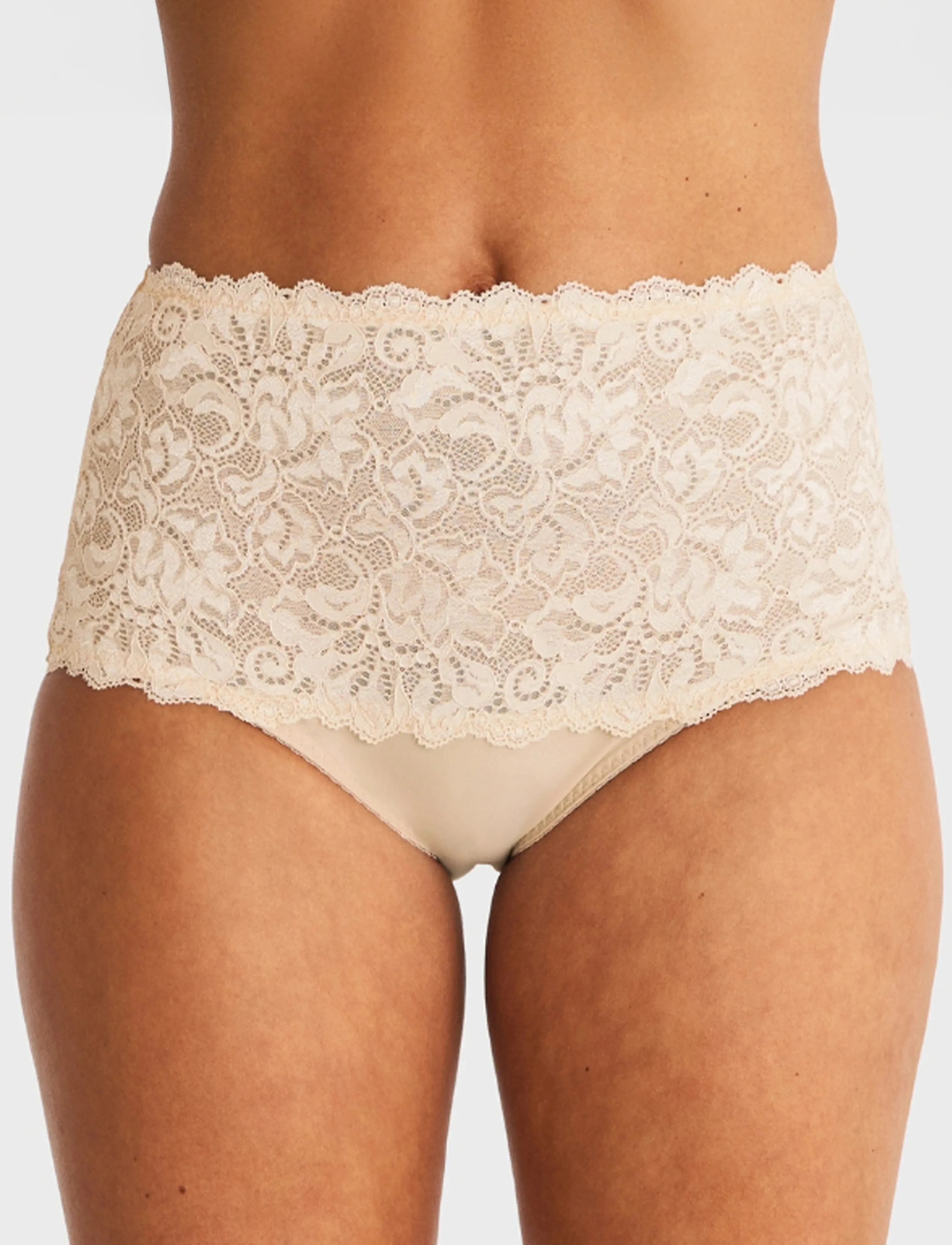 Swegmark - SUPPORT LADIES MAXI BRIEFS - midi & maxi slips - beige - 3
