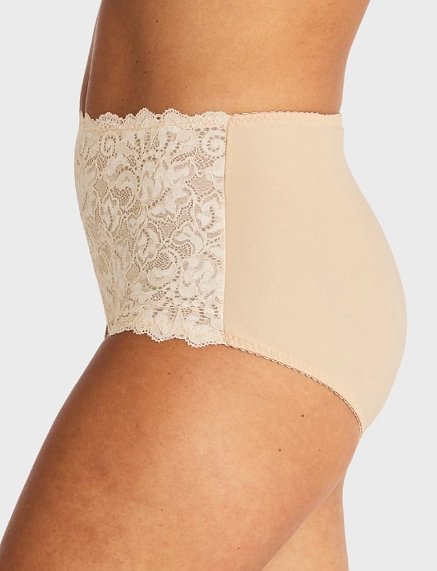 Swegmark - SUPPORT LADIES MAXI BRIEFS - midi & maxi briefs - beige - 5