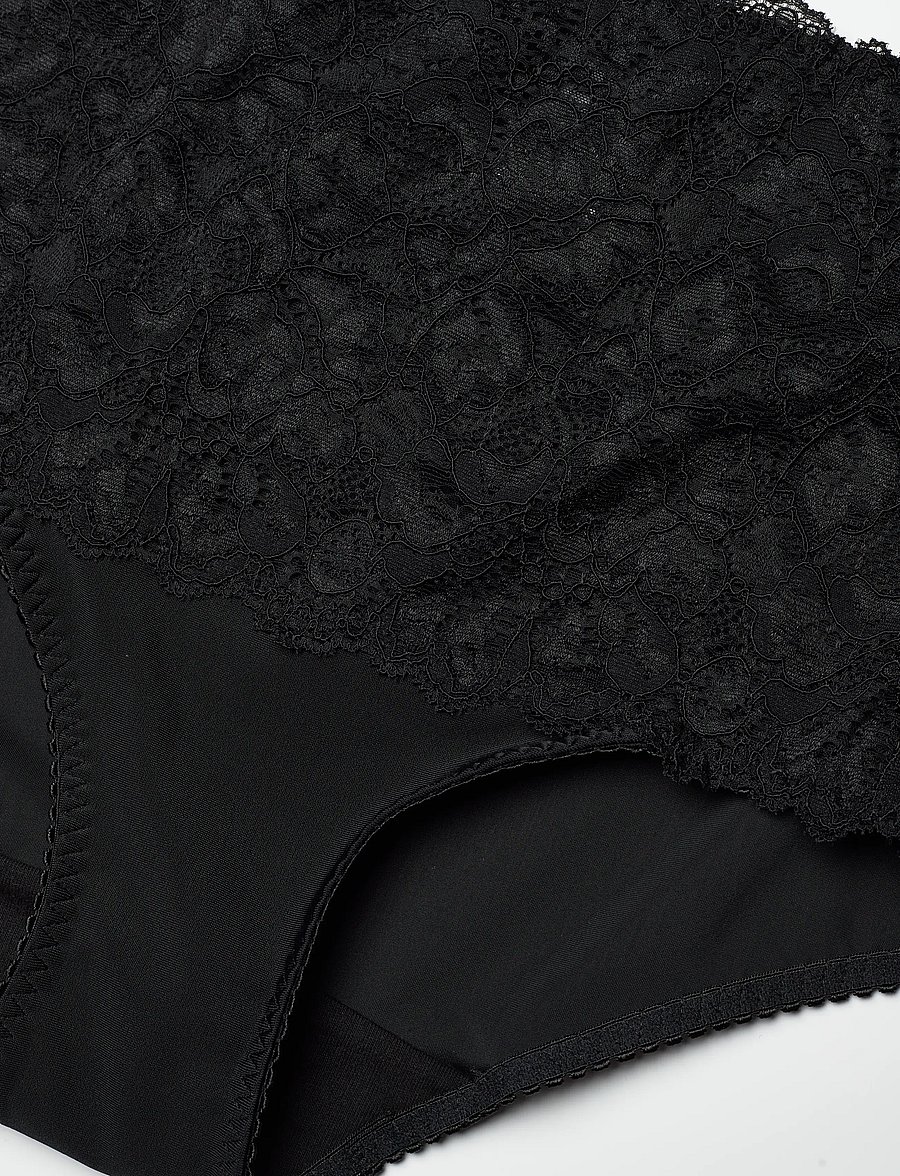 Swegmark - SUPPORT LADIES MAXI BRIEFS - midi & maxi slips - black - 3