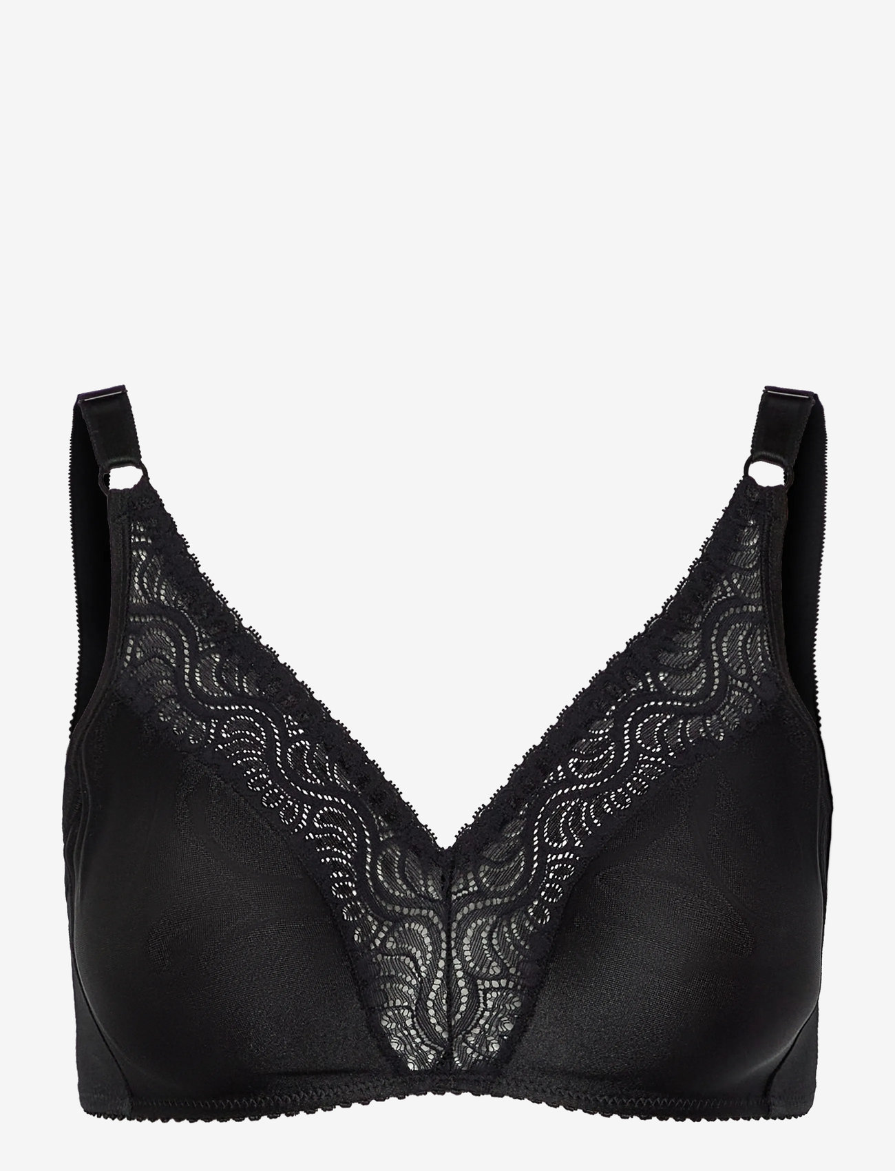 Swegmark - GLITTER SOFT BRA MOULDED - bygellösa bh:ar - black - 1