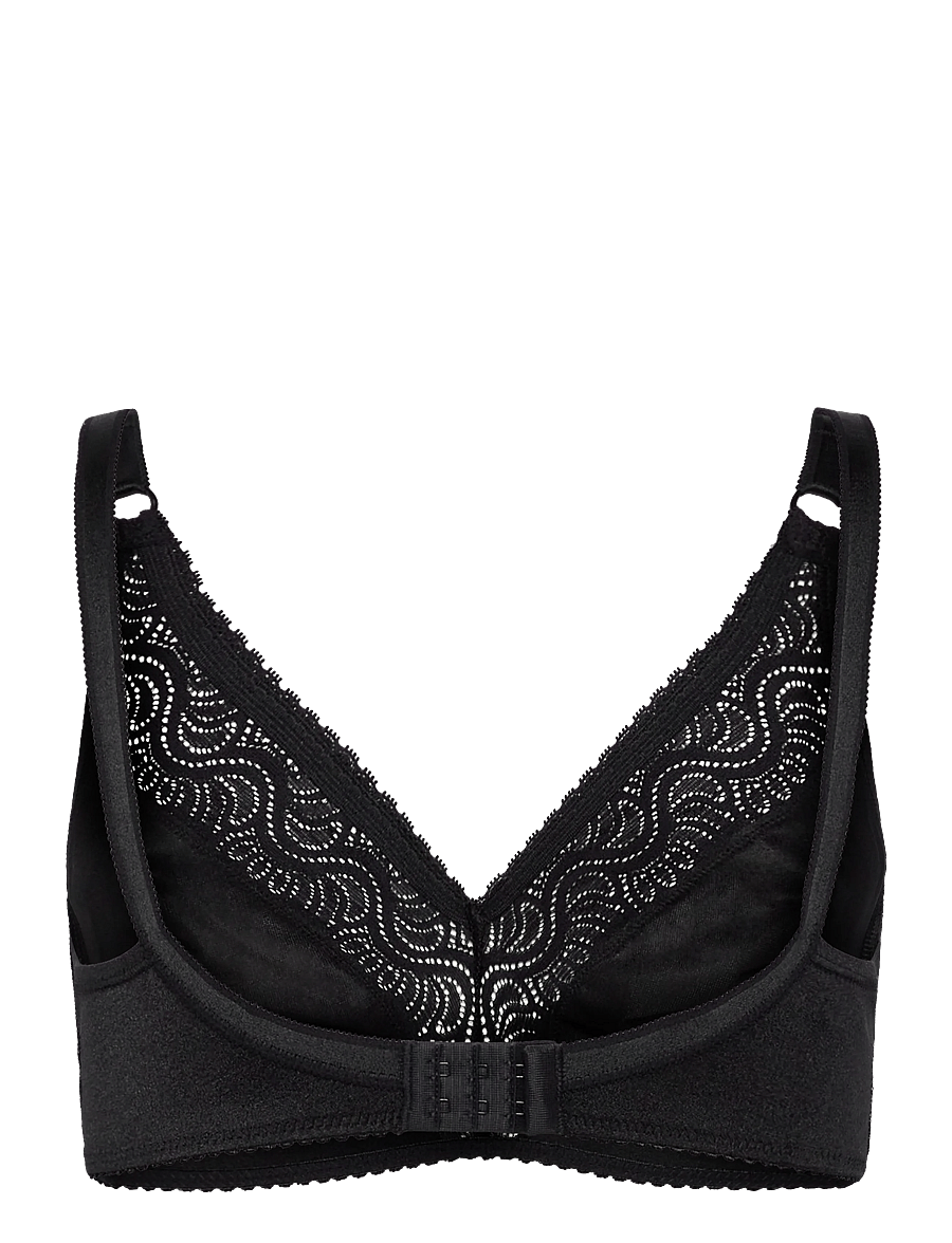 Swegmark - GLITTER SOFT BRA MOULDED - non wired bras - black - 2