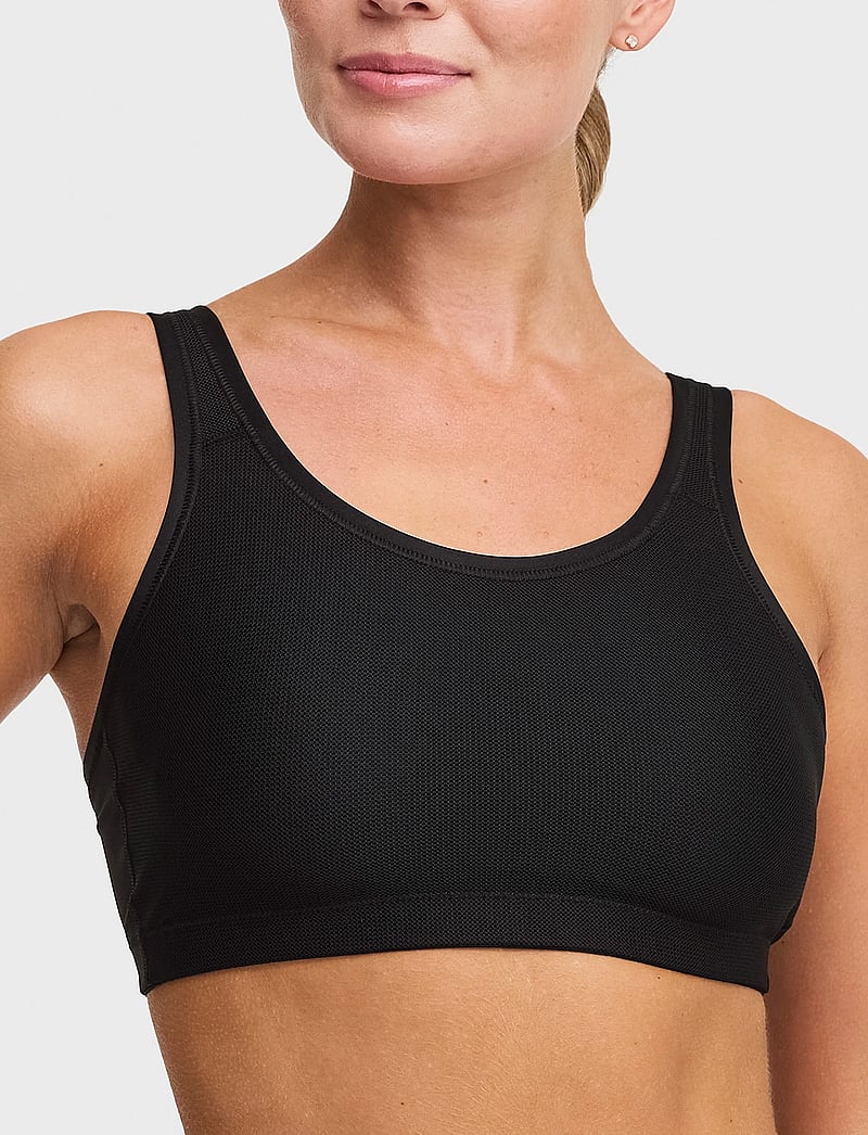 Swegmark - CORE SPORTS BRA MOULDED CUPS - sport bh:ar - black - 0