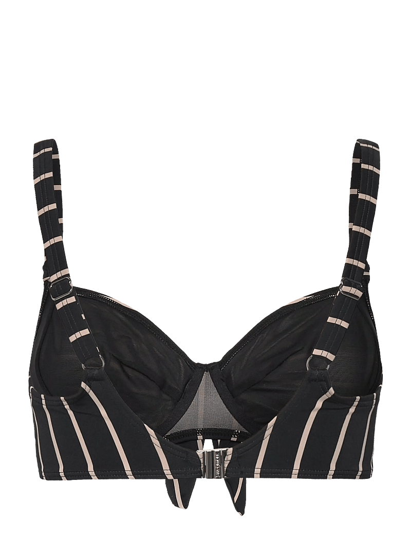 Swegmark - BAHAMAS BIKINI WIRE BRA - stanik z fiszbinami bikini - black/beige stripe - 2