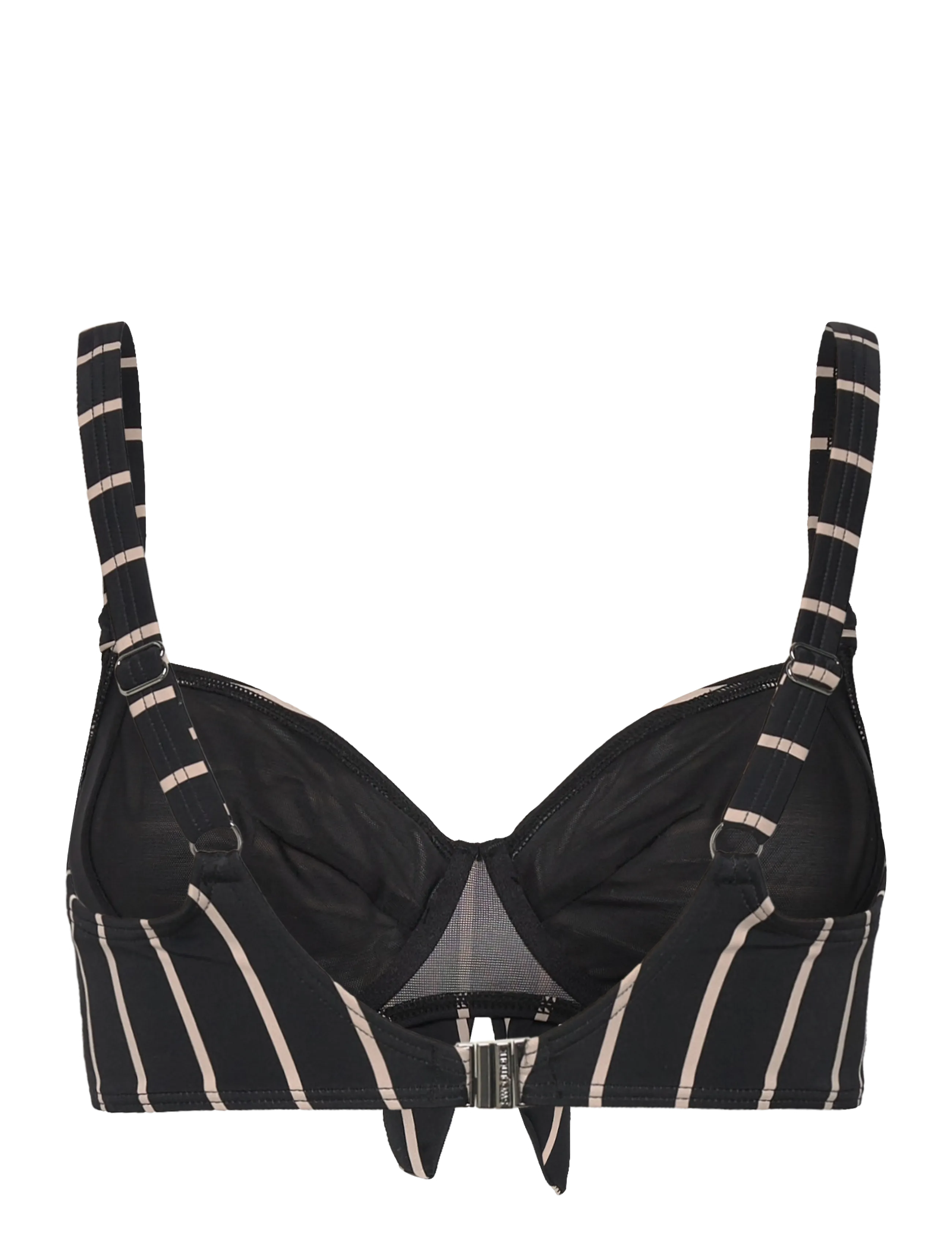 Swegmark - BAHAMAS BIKINI WIRE BRA - tugitraadiga bikiinide ülaosad - black/beige stripe - 2