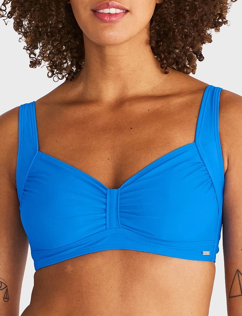 Swegmark - MALTA EXCELLENT BIKINI BRA - triangle bikinis - ibiza blue - 4