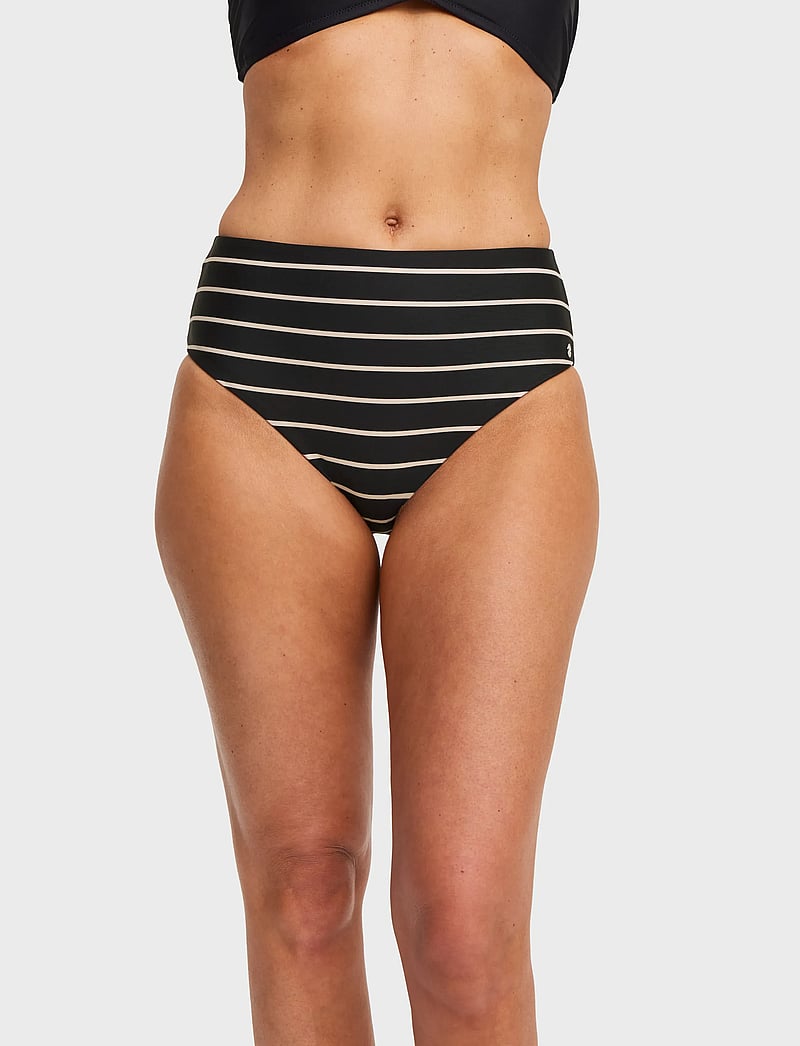 Swegmark - CUBA BIKINI BRIEFS - bikini-slips - black/beige stripe - 0