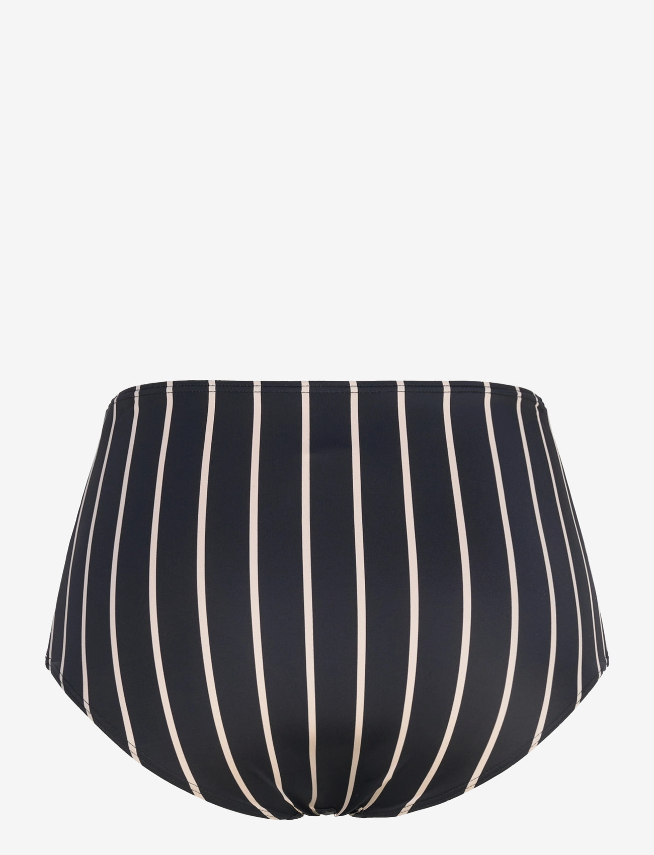 Swegmark - PORTOFINO HIGH WAIST BIKINI BRIEFS - bikini briefs - black/beige stripe - 2