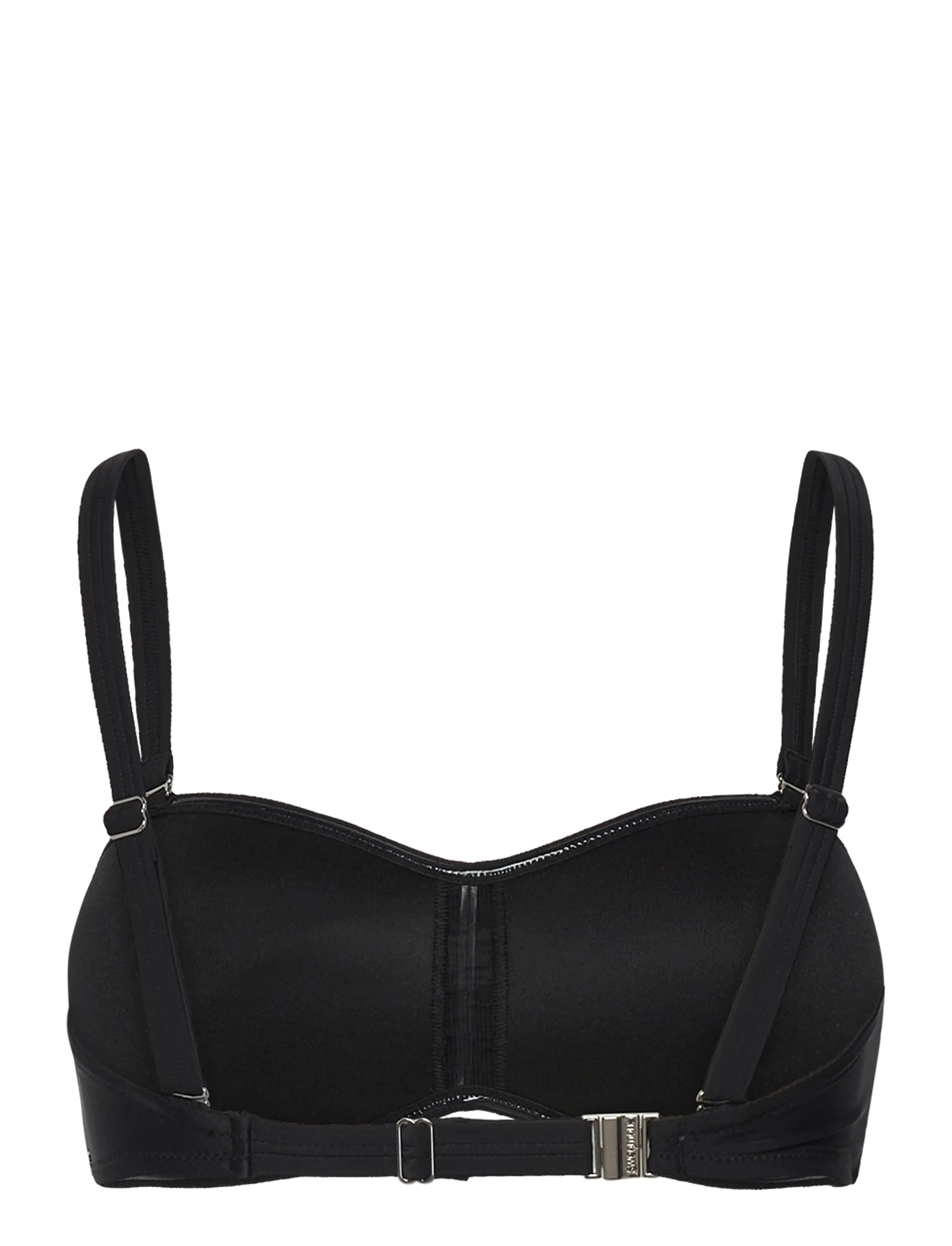 Swegmark - RIO BANDEAU BIKINI BRA PADDED CUPS - bandeau bikini - black - 4