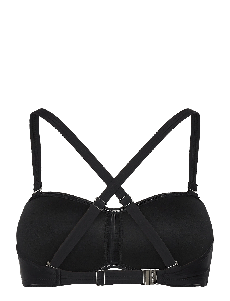 Swegmark - RIO BANDEAU BIKINI BRA PADDED CUPS - bandeaubikinier - black - 5