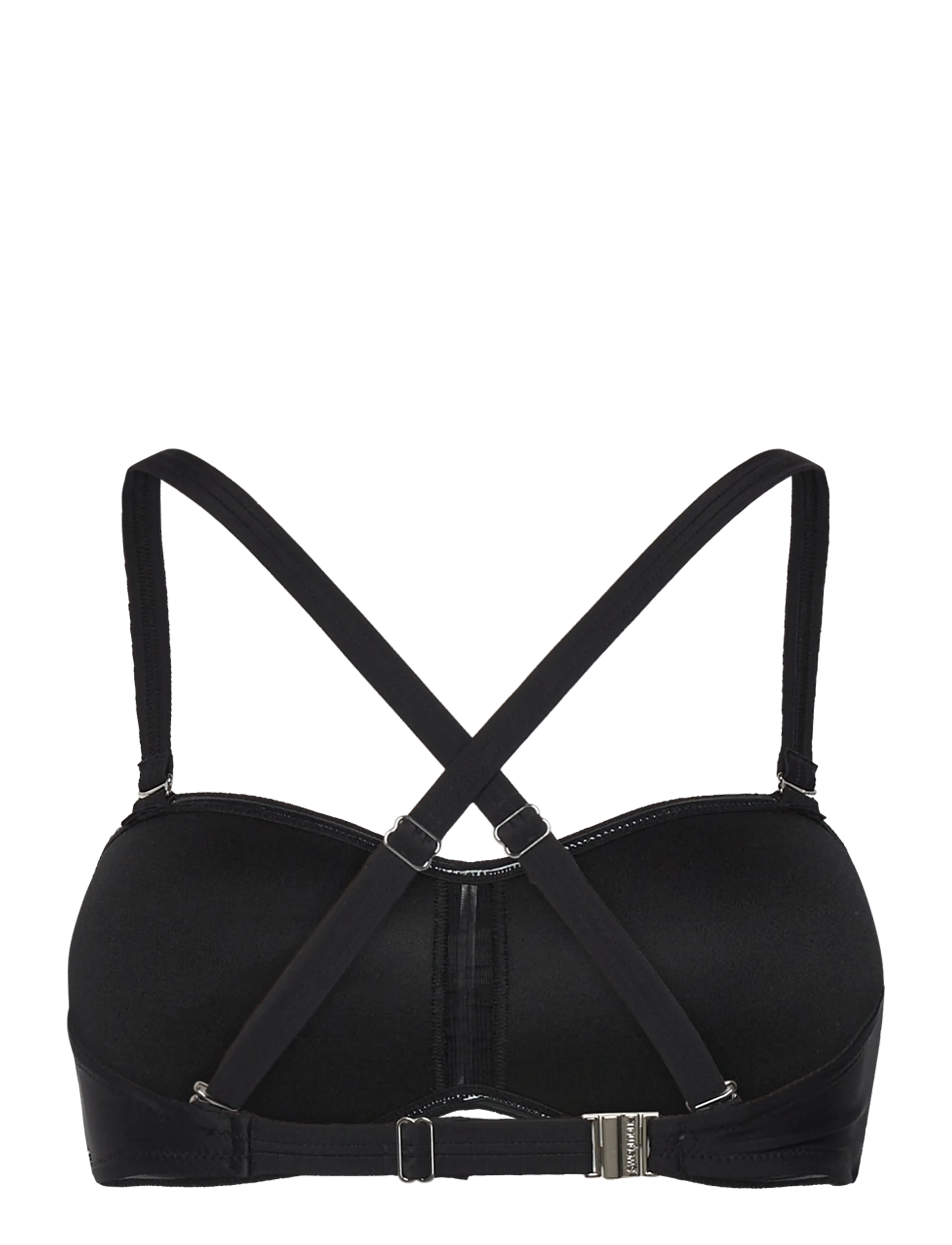 Swegmark - RIO BANDEAU BIKINI BRA PADDED CUPS - bandeau bikini - black - 5