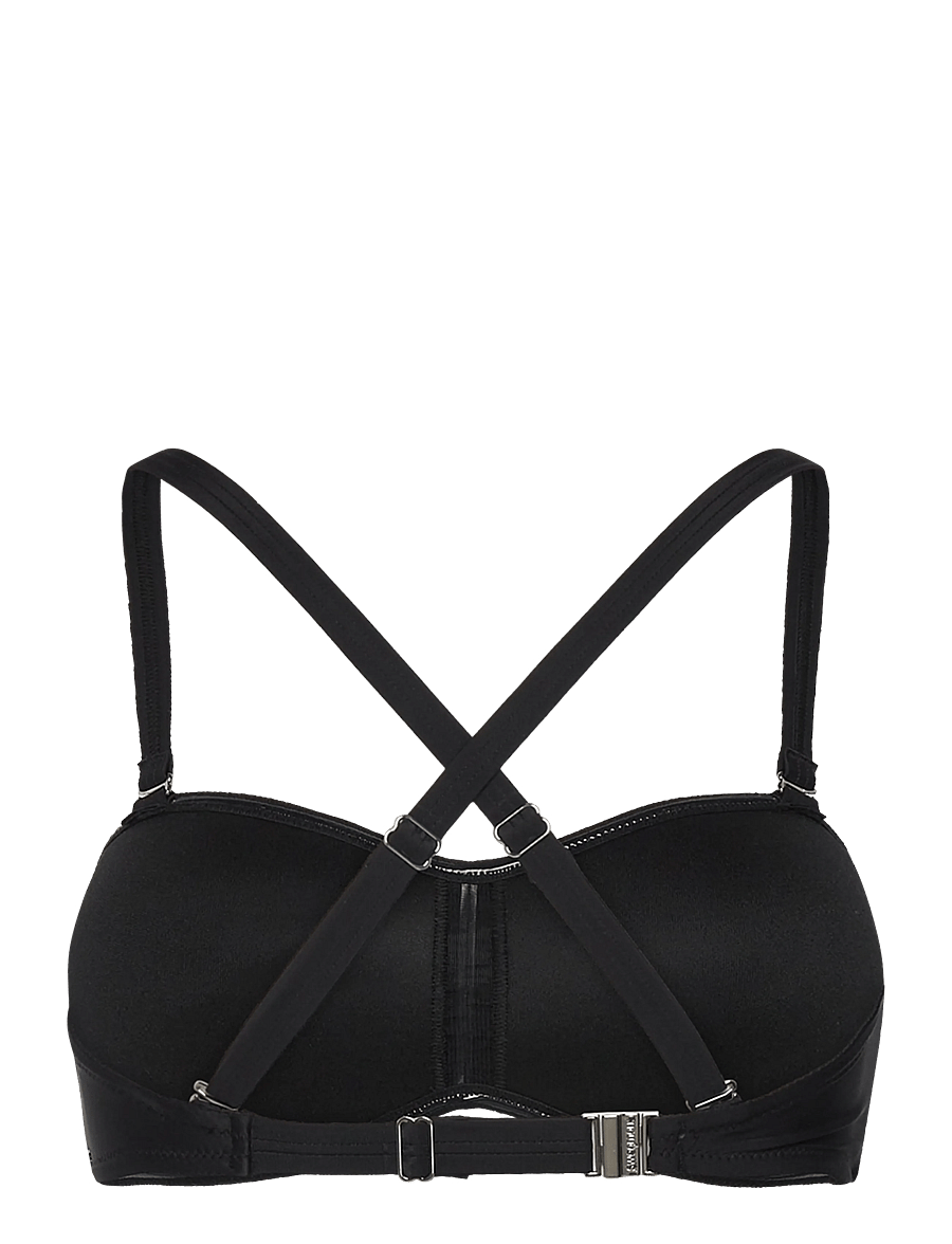 Swegmark - RIO BANDEAU BIKINI BRA PADDED CUPS - bandeau-bikini-oberteile - black - 5