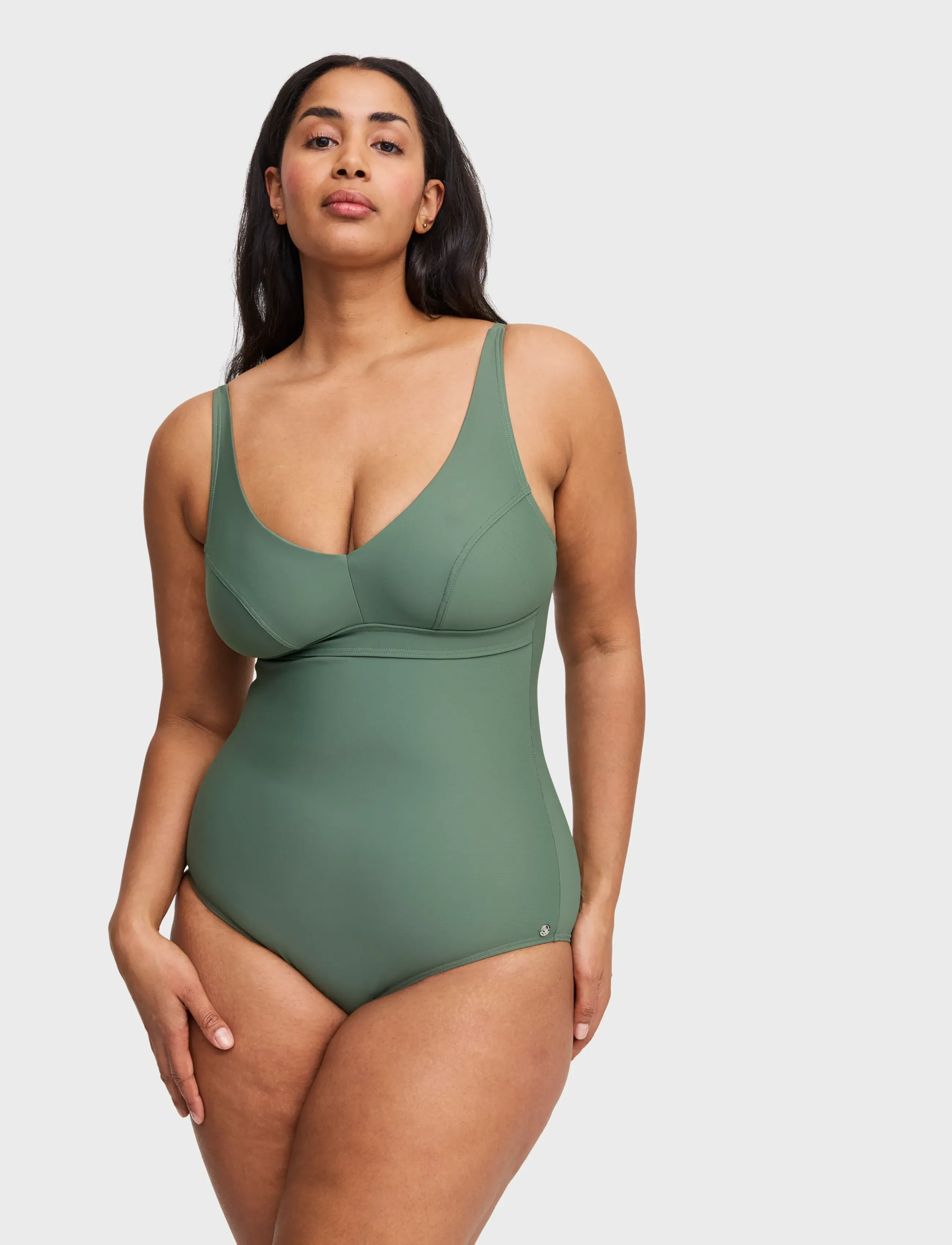 Swegmark - SORRENTO EXCELLENT SWIMSUIT - badeanzüge - olive green - 0