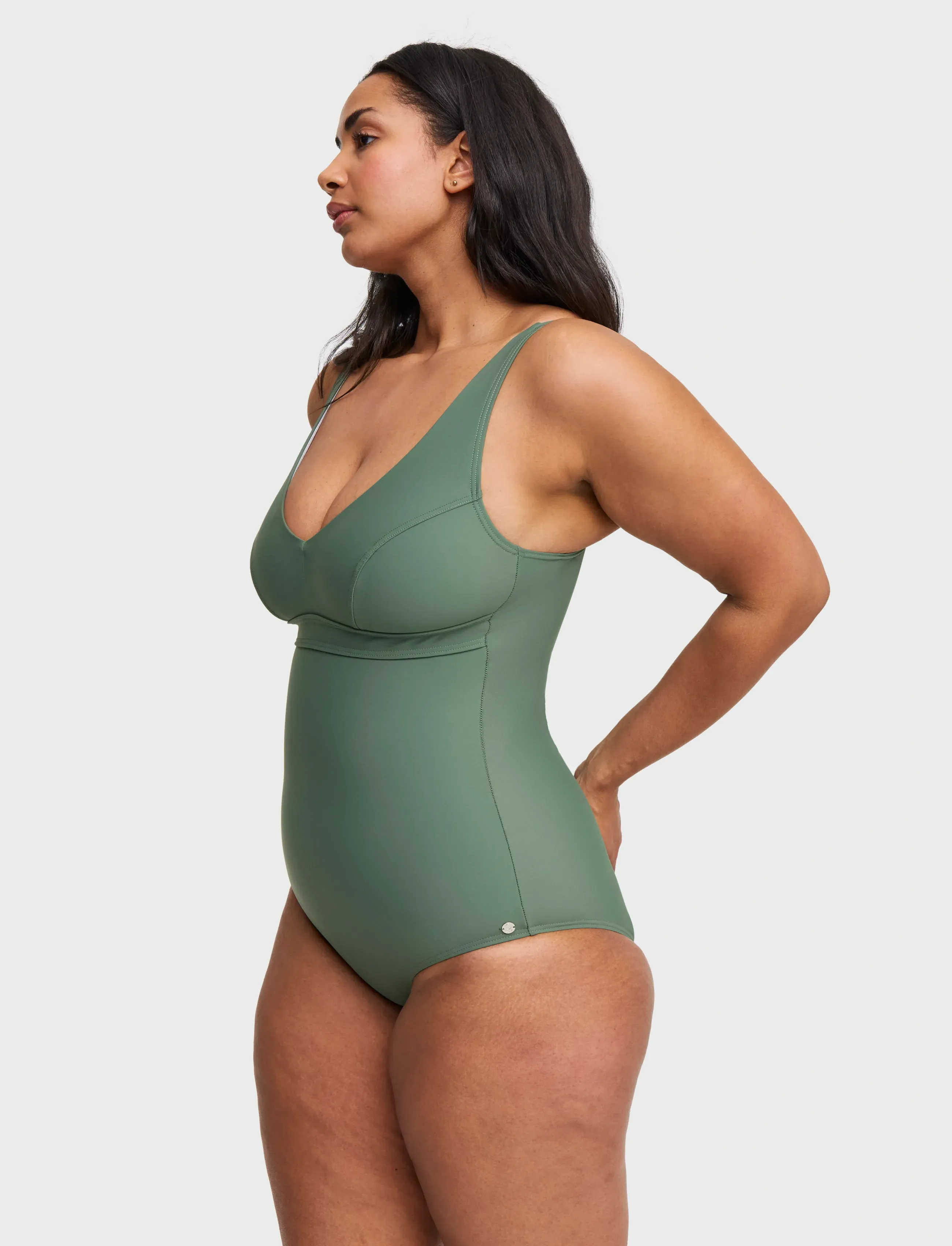 Swegmark - SORRENTO EXCELLENT SWIMSUIT - badeanzüge - olive green - 4