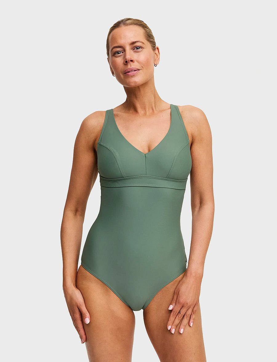 Swegmark - SORRENTO EXCELLENT SWIMSUIT - badeanzüge - olive green - 5