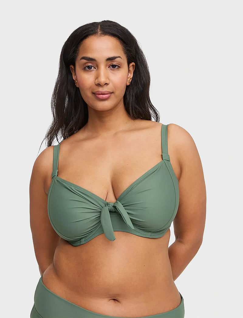 Swegmark - BAHAMAS EXCELLENT BIKINI WIRE BRA - wired bikinitops - olive green - 5