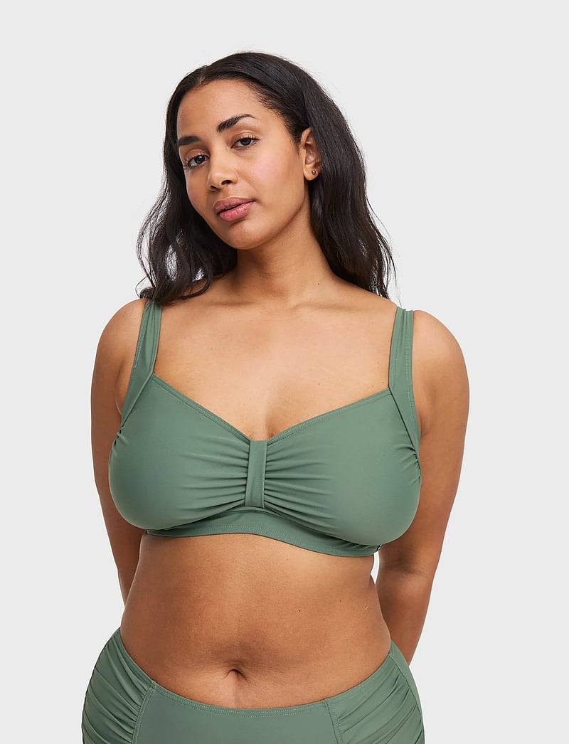 Swegmark - MALTA EXCELLENT BIKINI BRA - dreieck-bikini-oberteile - olive green - 5