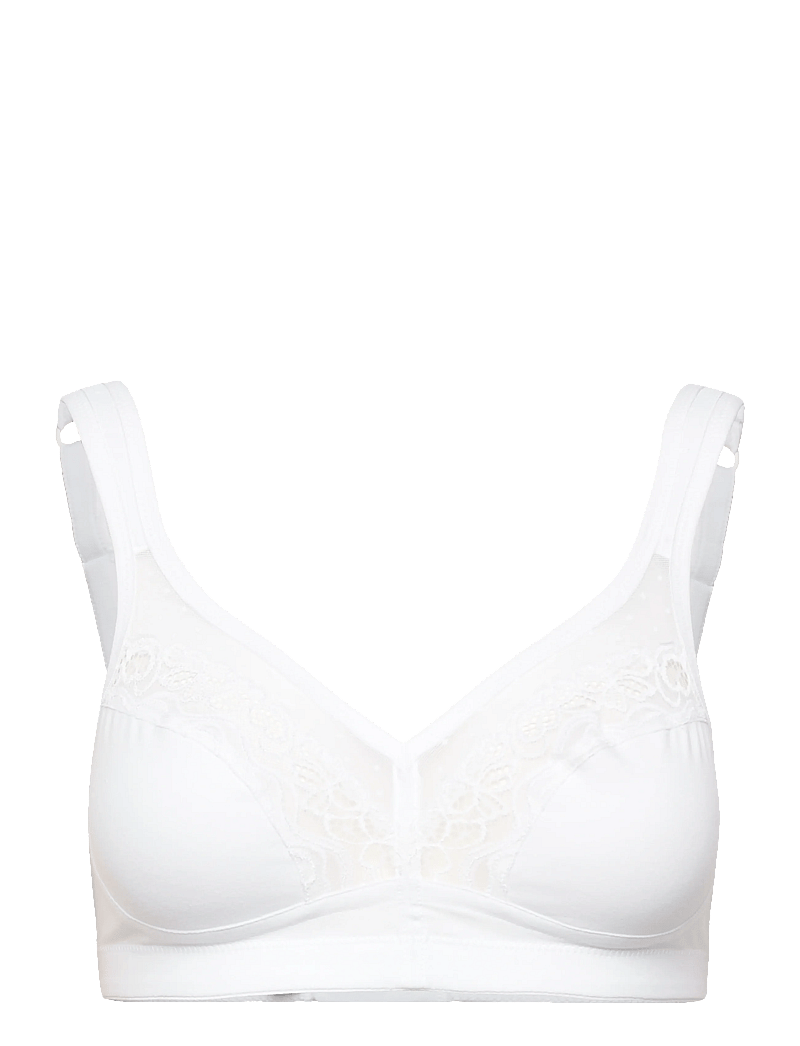 Swegmark - WELLNESS SOFT BRA FAIRTRADE - bügellose bhs - white - 0