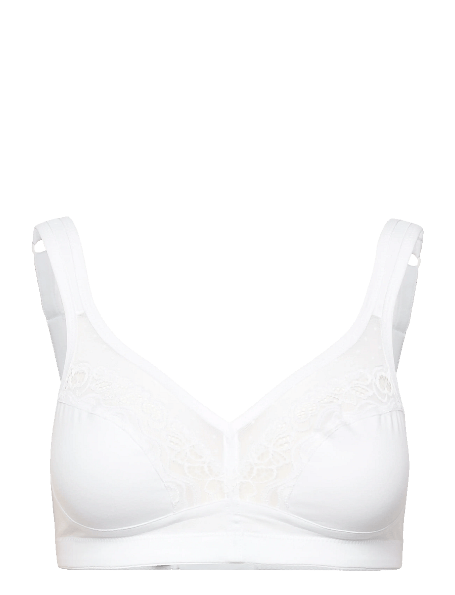 Swegmark - WELLNESS SOFT BRA FAIRTRADE - bügellose bhs - white - 0
