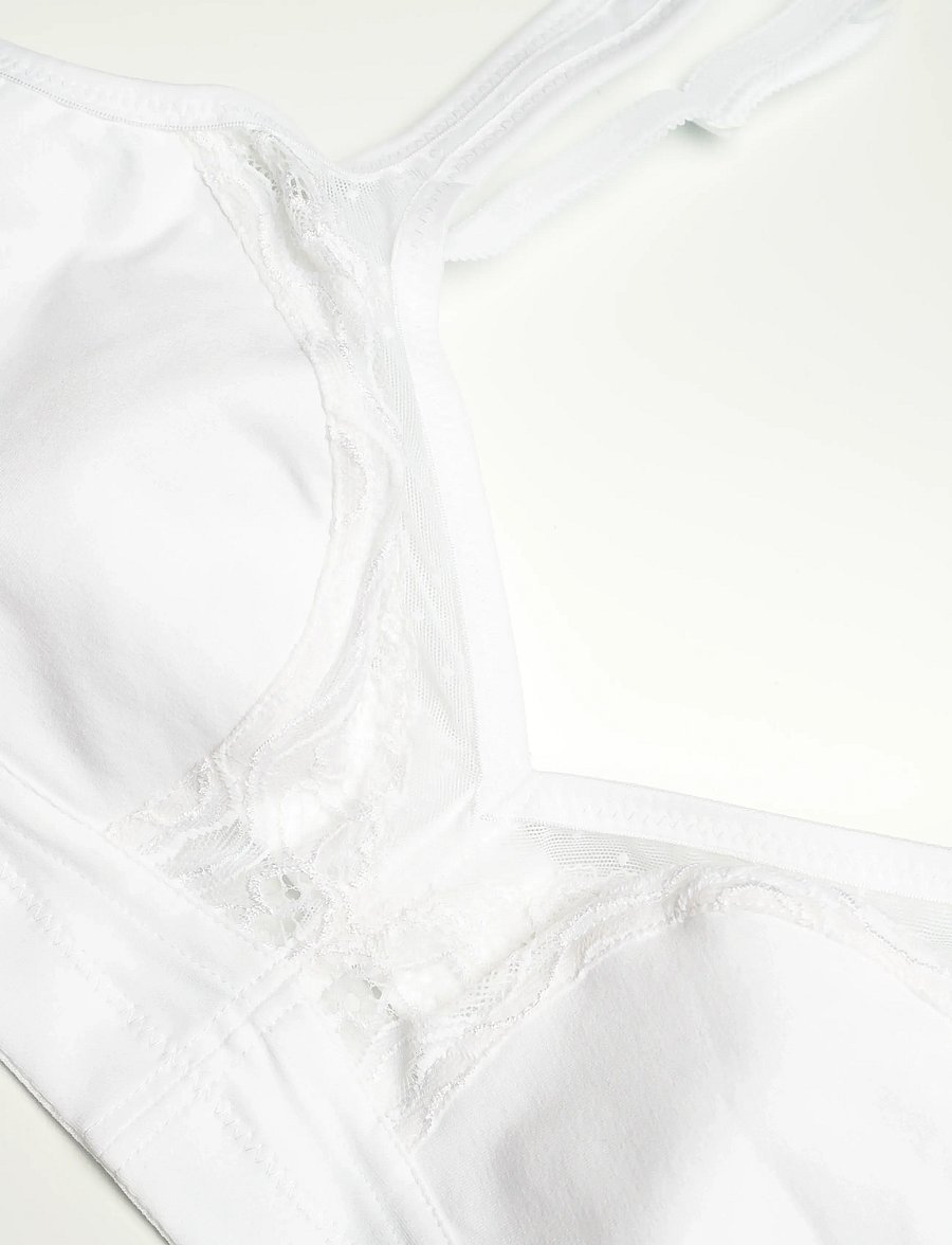 Swegmark - WELLNESS SOFT BRA FAIRTRADE - bügellose bhs - white - 2