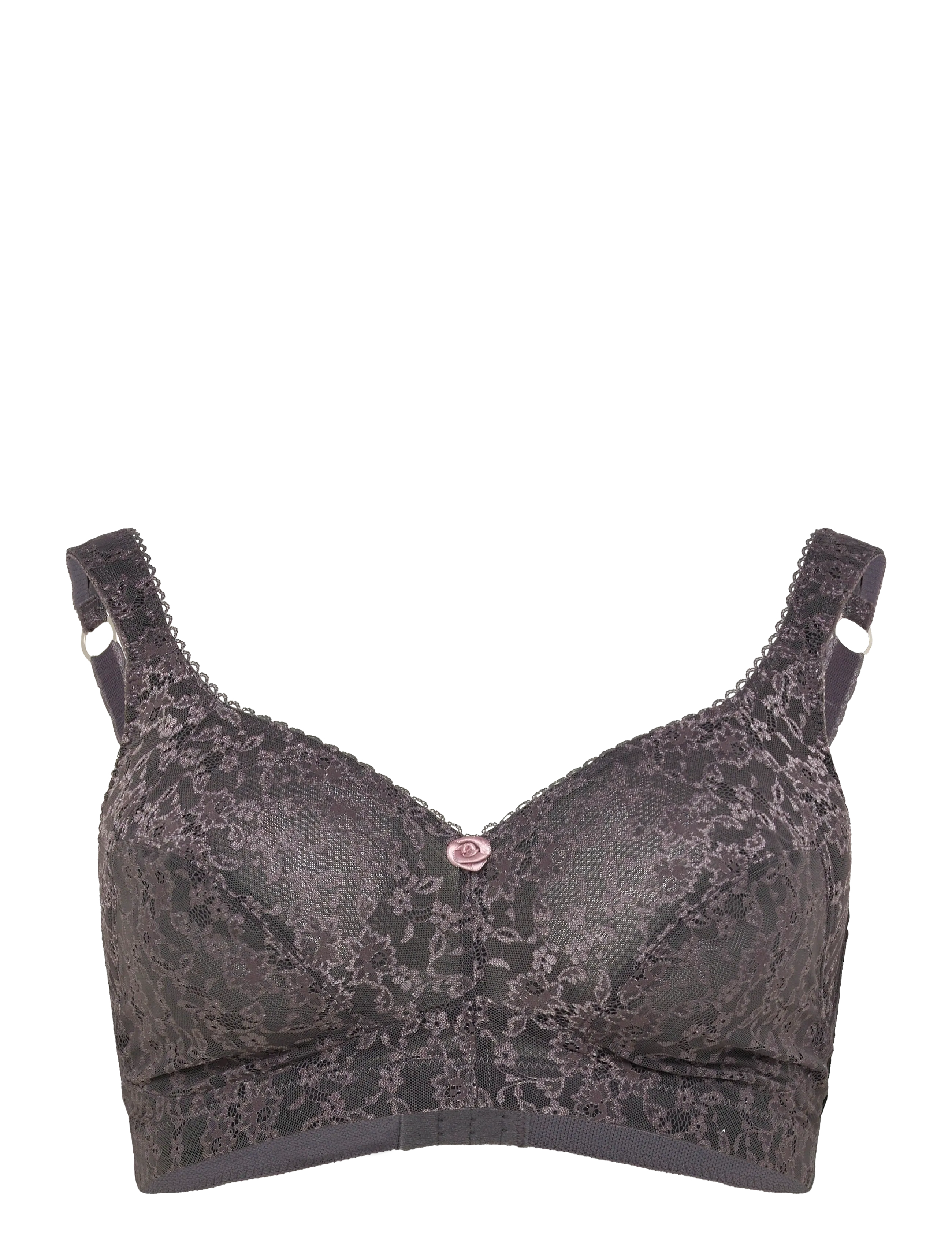 Swegmark Rose Soft Bra, 90 E, Bras, Grau - Non Wired Frauen