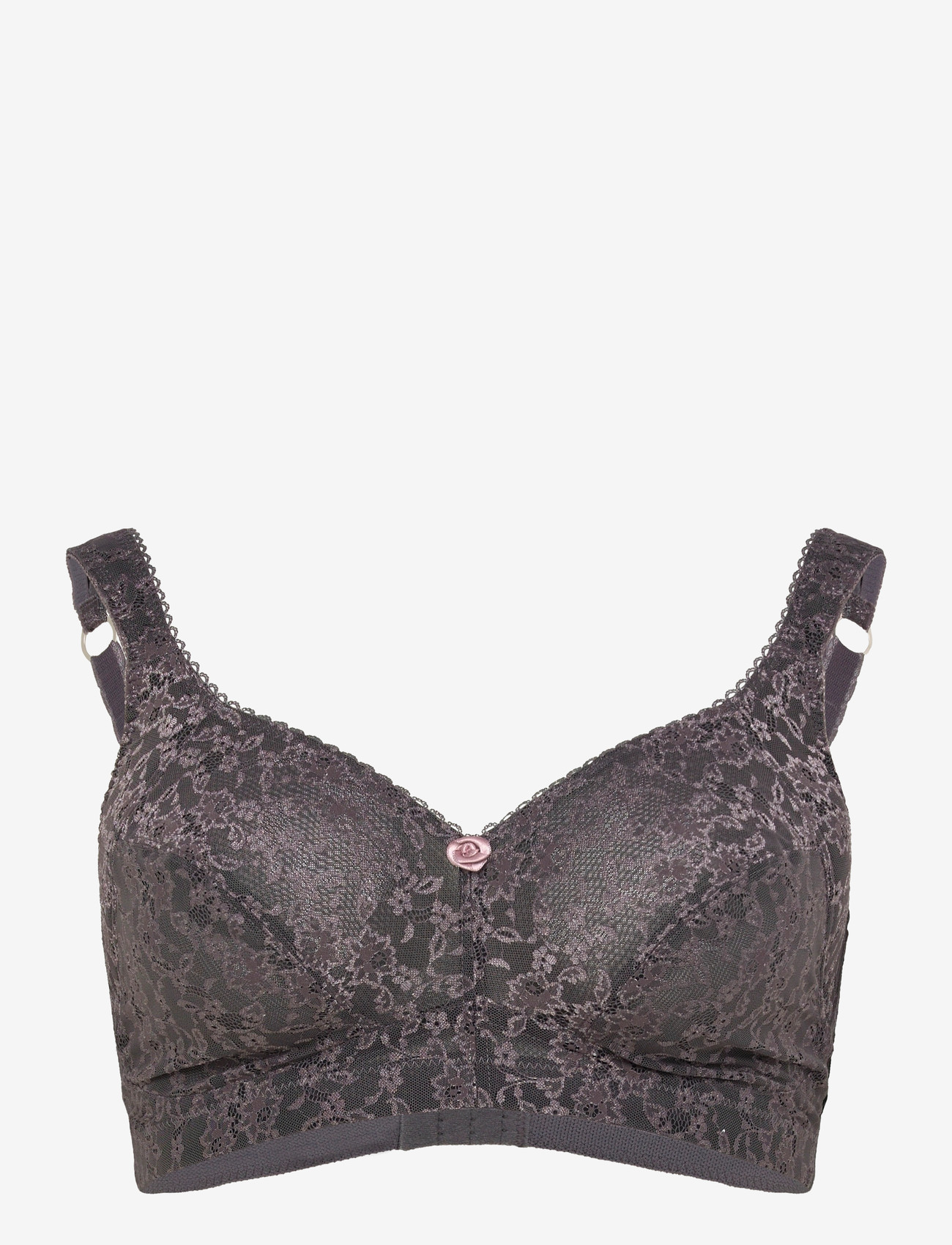 Swegmark - ROSE Soft bra - bygellösa bh:ar - smoke grey - 0