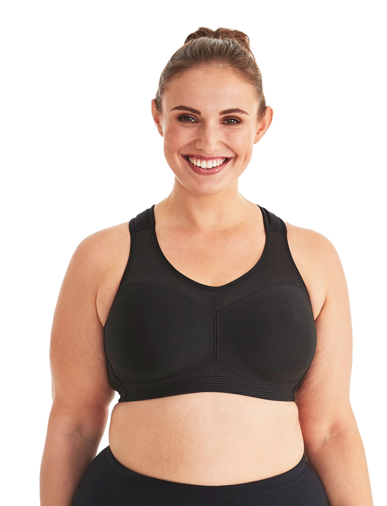 Swegmark Activate Sports Bra, Kvinder, Sports BH, Sort, Str: D x 85