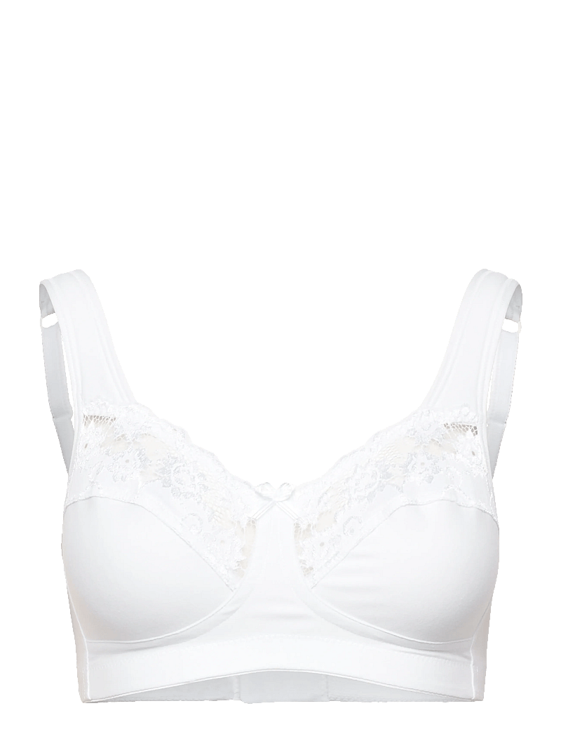 Swegmark - DELICATE SOFT BRA FAIRTRADE - bügellose bhs - white - 0