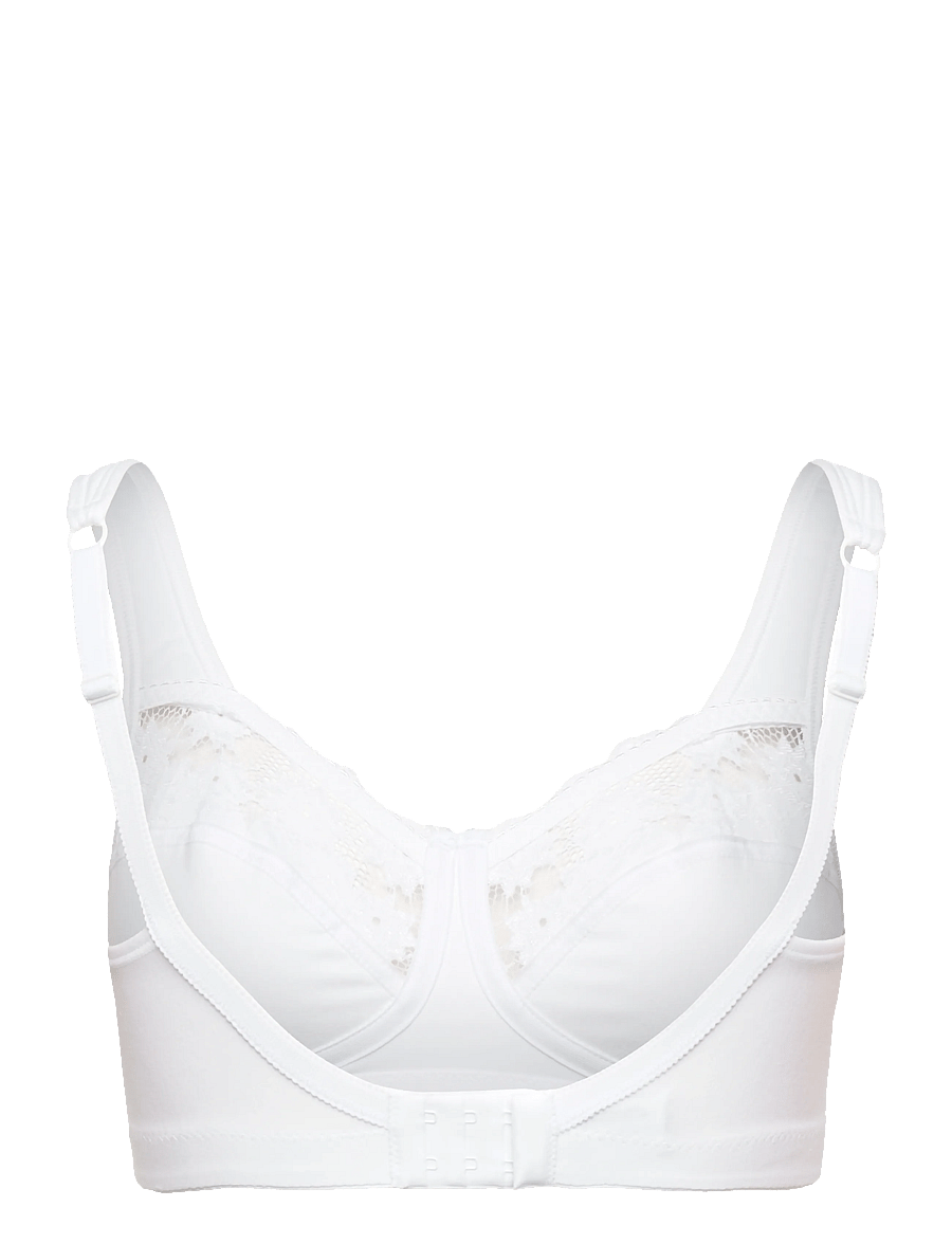 Swegmark - DELICATE SOFT BRA FAIRTRADE - bygellösa bh:ar - white - 1