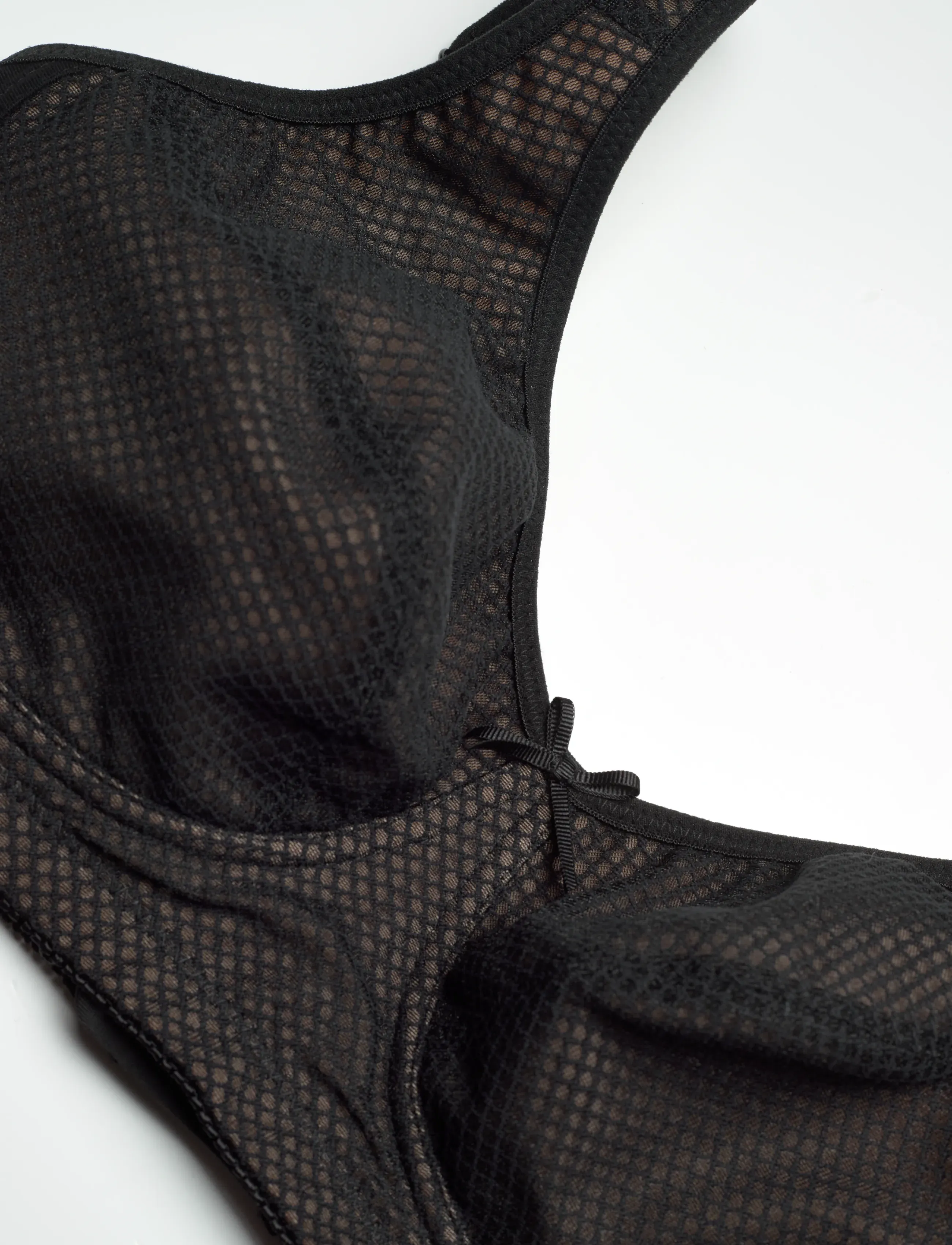 Swegmark - NET SOFT BRA ORGANIC COTTON - full cup bras - black/beige - 2