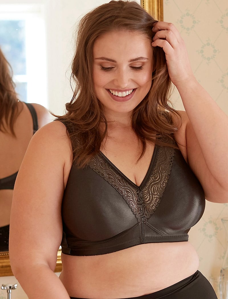 Swegmark - Stars soft bra Creme - bygellösa bh:ar - black - 5