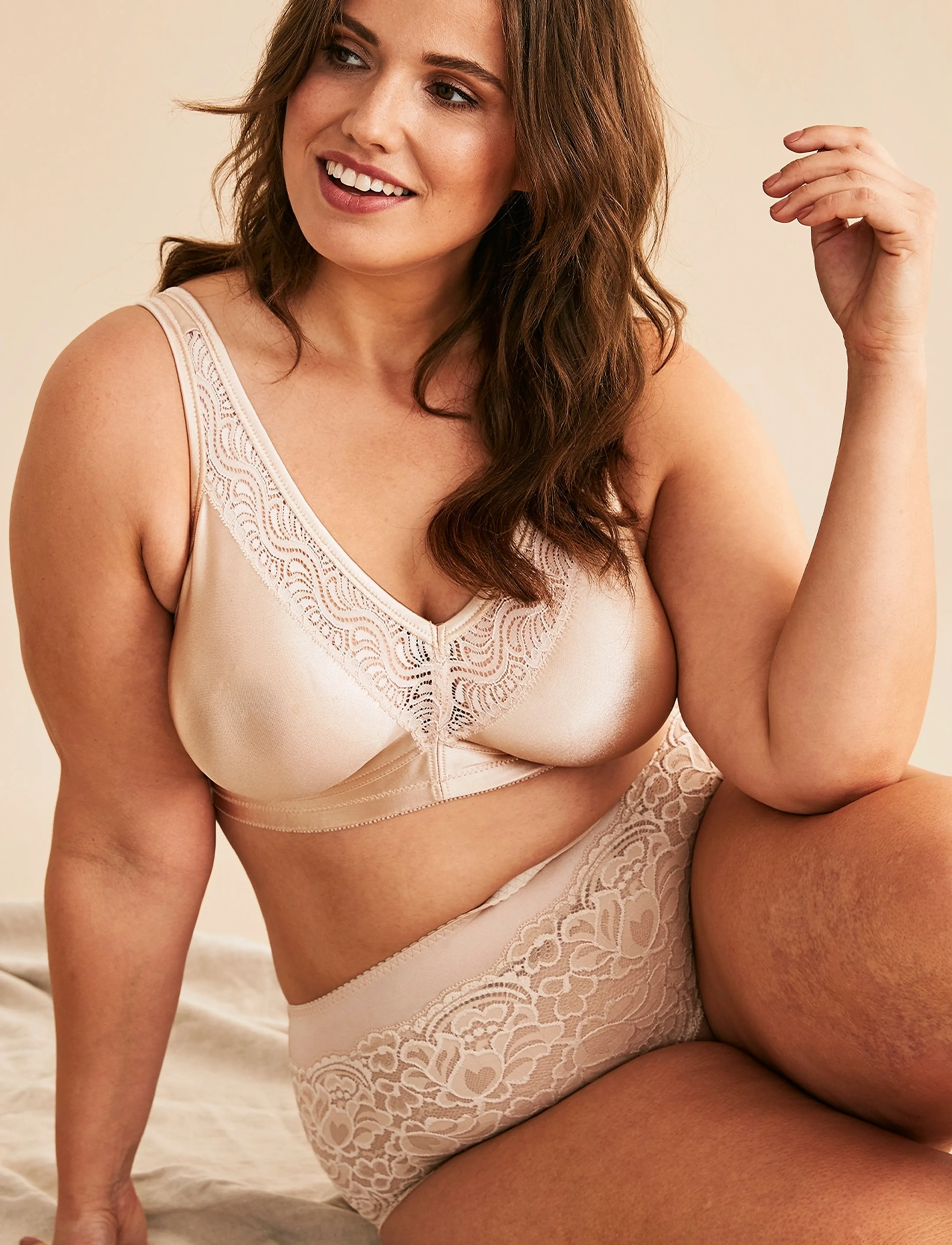 Swegmark - Stars soft bra Creme - non wired bras - creme - 3