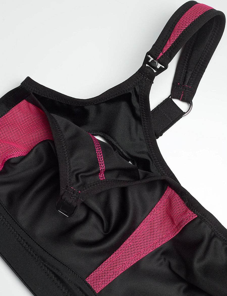 Swegmark - Nursing Sports bra Moulded cups - unterwäsche - black/raspberry - 3