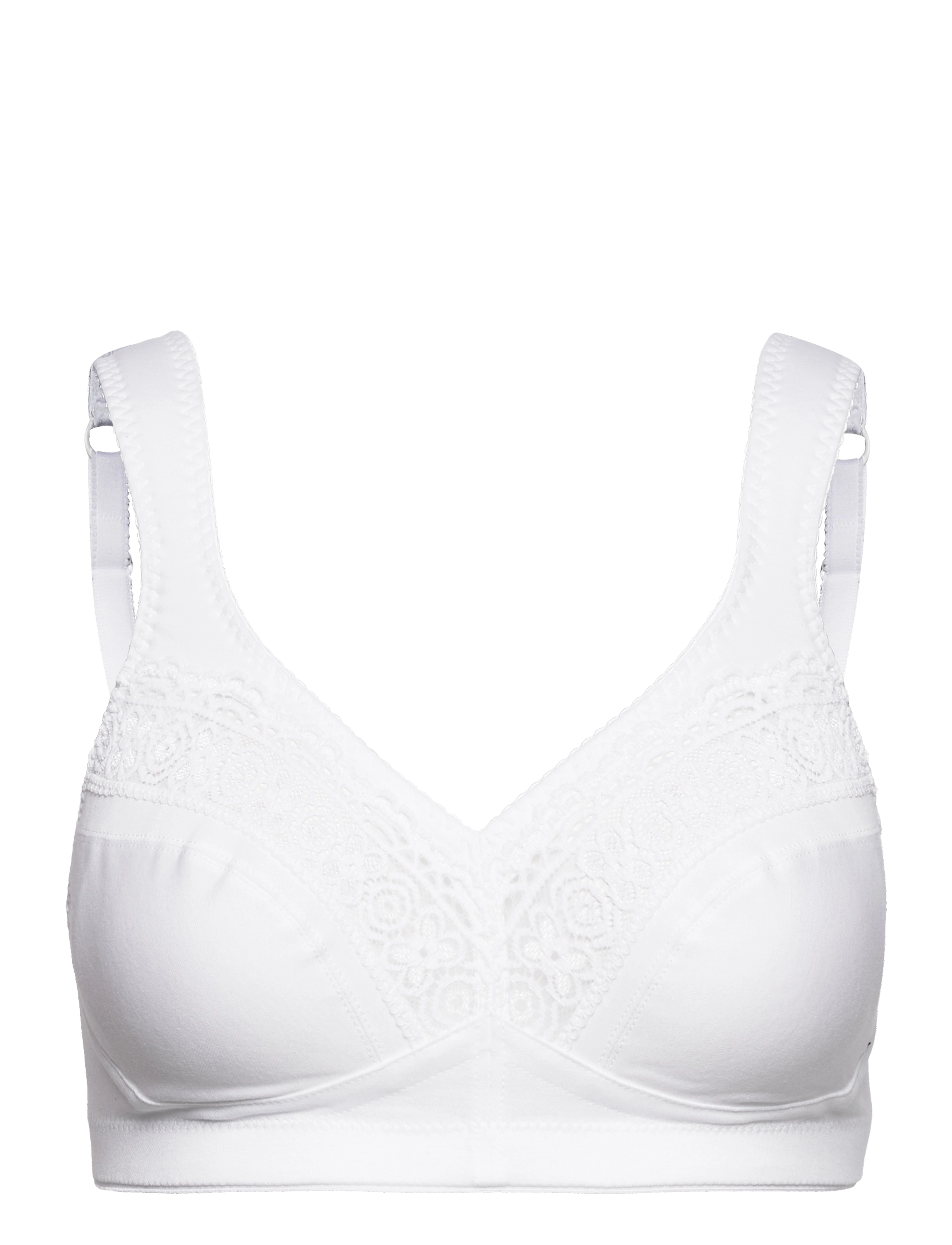 SWEGMARK Baumwolle Star Soft BH Schwarz Weiß - Dx75 - Damen