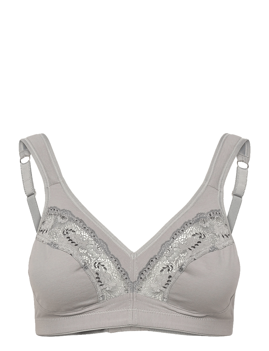 Swegmark - SOFT ORGANIC Soft bra Fairtade - bygellösa bh:ar - seashell grey - 0