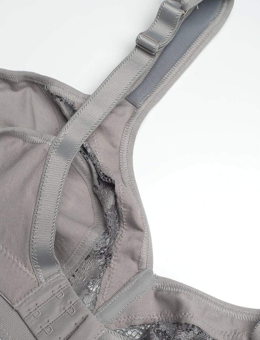 Swegmark - SOFT ORGANIC Soft bra Fairtade - bygellösa bh:ar - seashell grey - 3