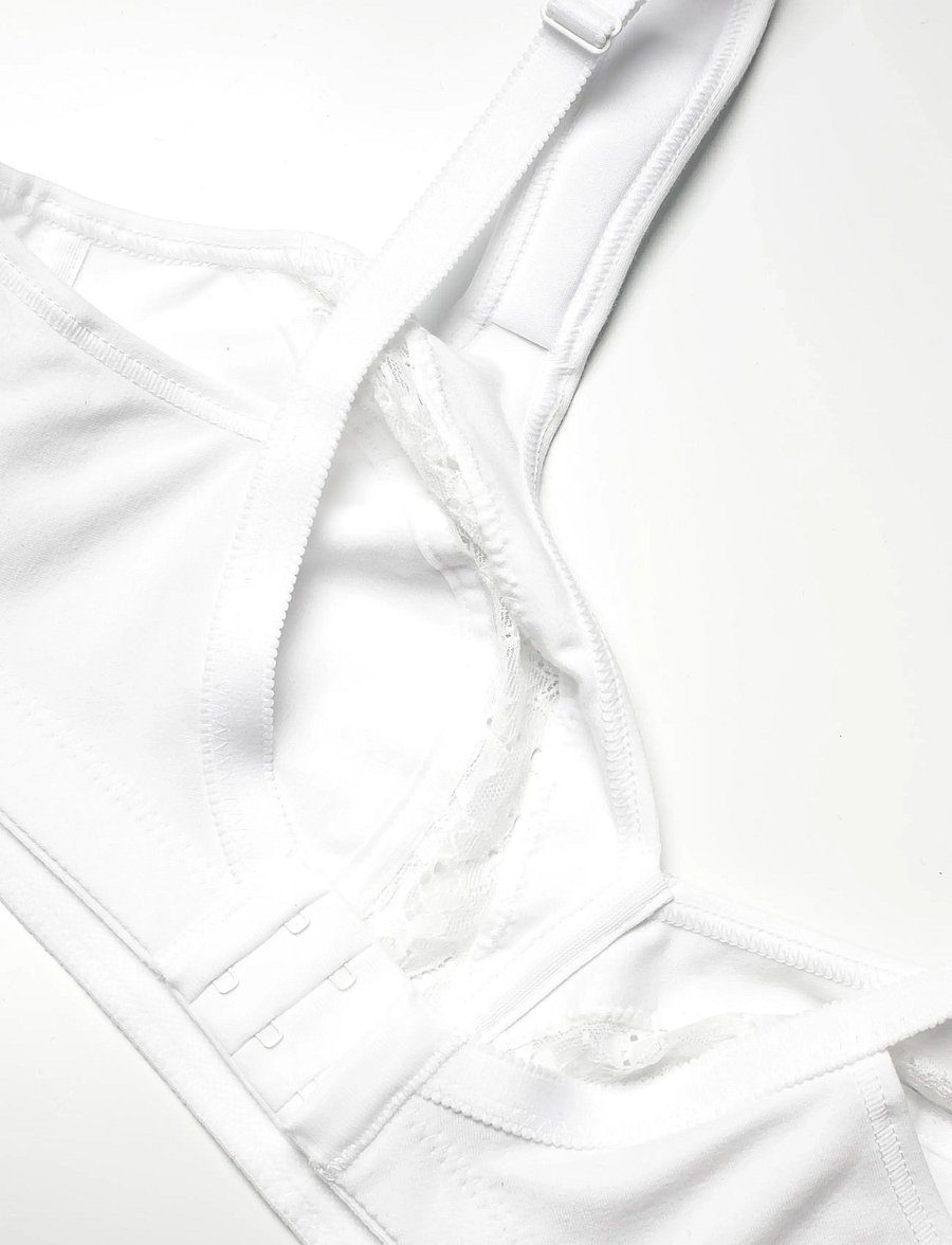 Swegmark - SENSIBLE SOFT BRA FAIRTRADE - bügellose bhs - white - 3