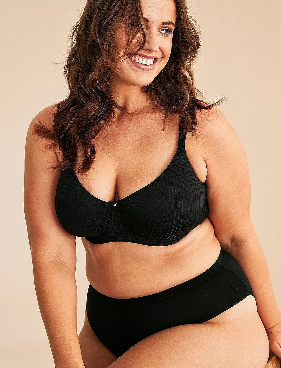 Swegmark - Smooth line padded wired bra White - helkupa bh:ar - black - 4